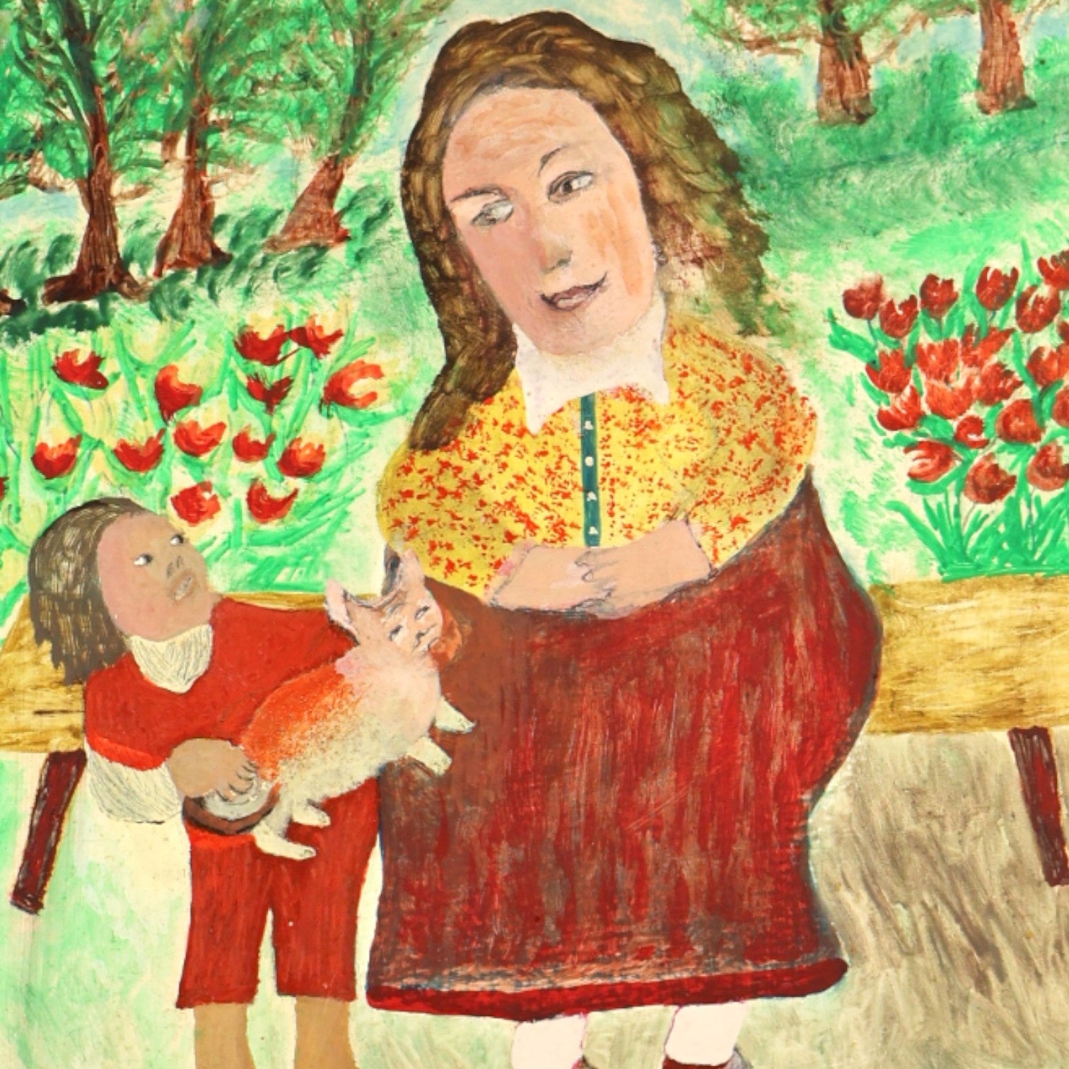 Jan Strijbos, 'Moeder met kind', 1975-1980