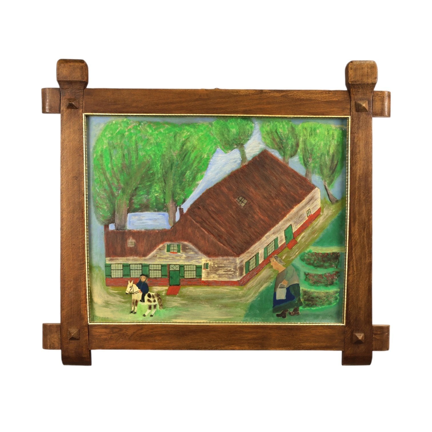 Jan Strijbos, 'Landschap met boerderij', 1960-1980-1