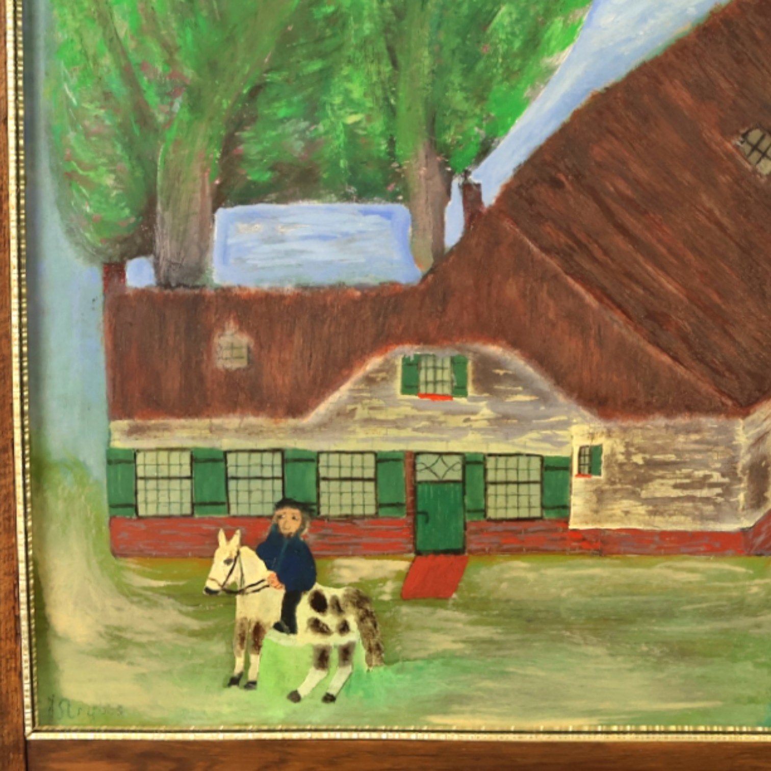 Jan Strijbos, 'Landschap met boerderij', 1960-1980