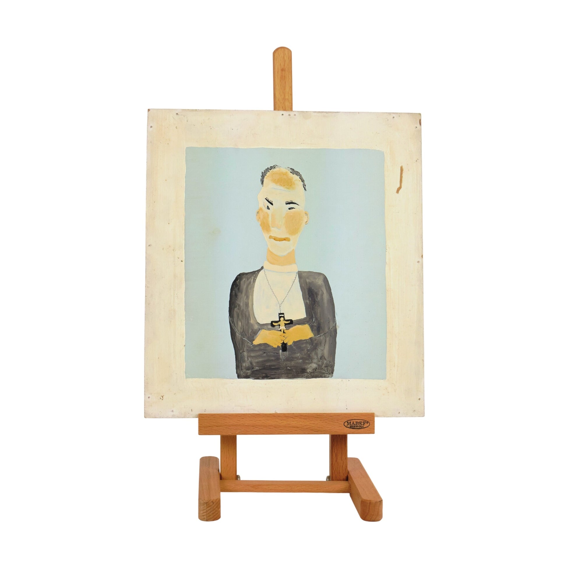 Jan Strijbos, 'Geestelijke met kruis', 1960-1980-1