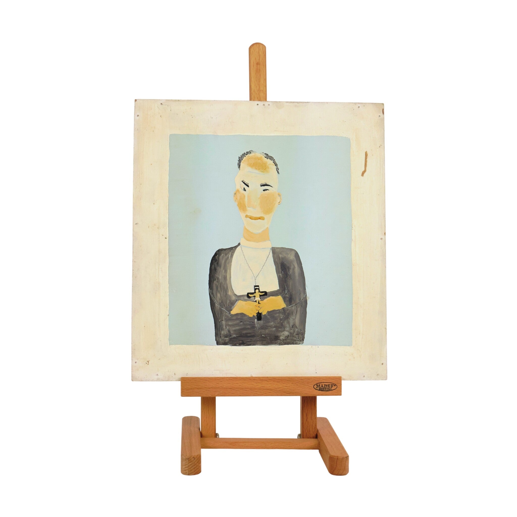 Jan Strijbos, 'Geestelijke met kruis', 1960-1980