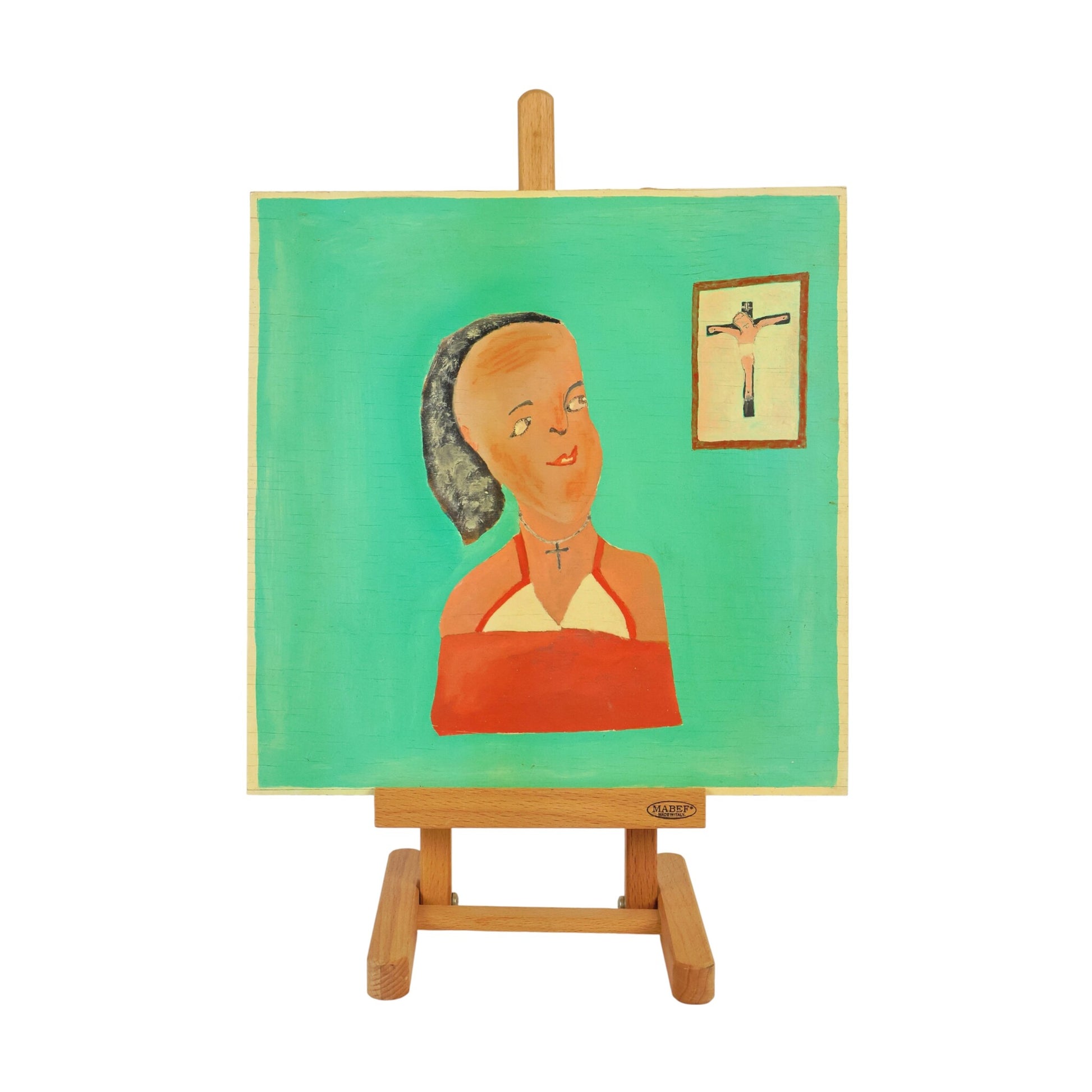 Jan Strijbos, 'Vrouw met kruisje', 1960-1980-1