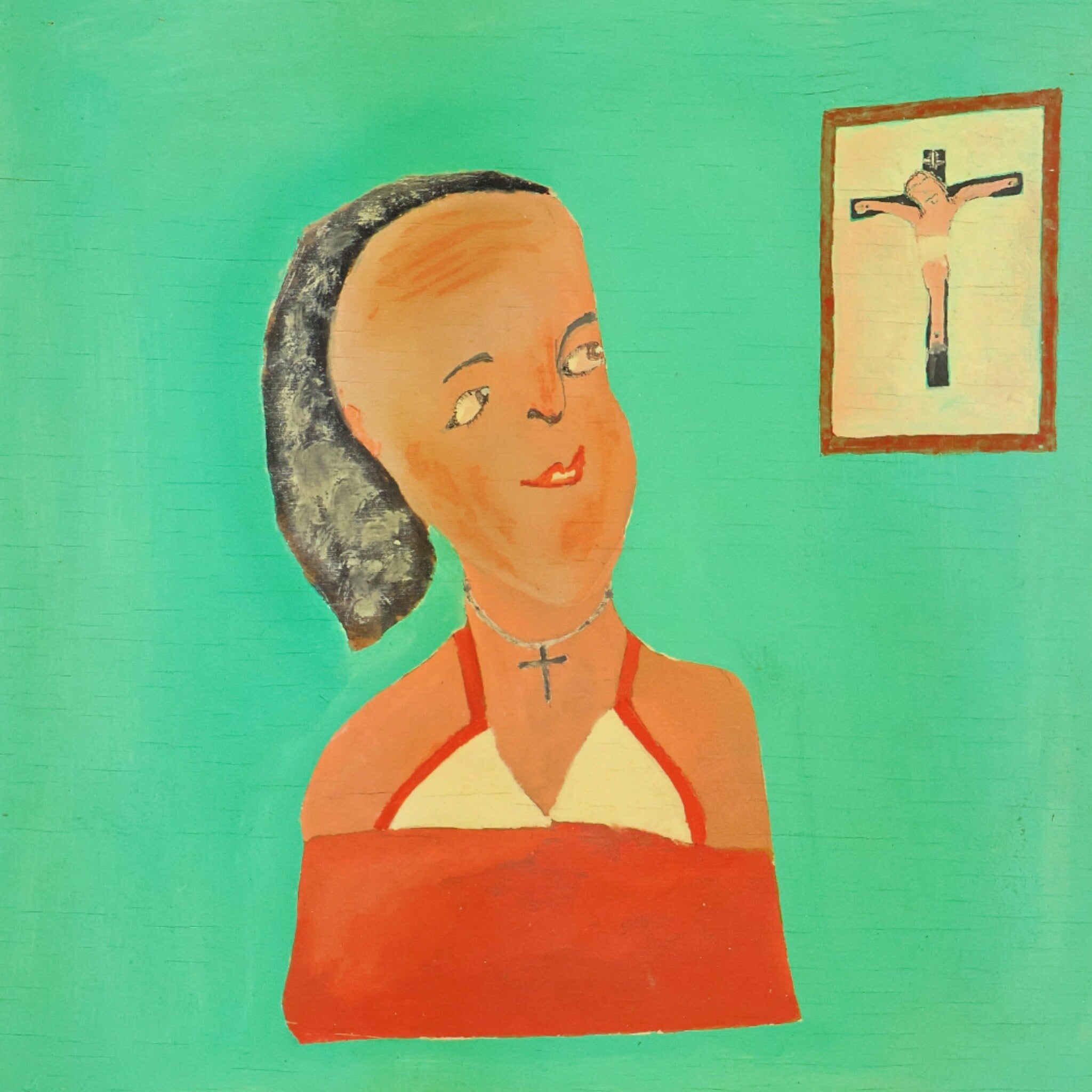 Jan Strijbos, 'Vrouw met kruisje', 1960-1980-zoom-2