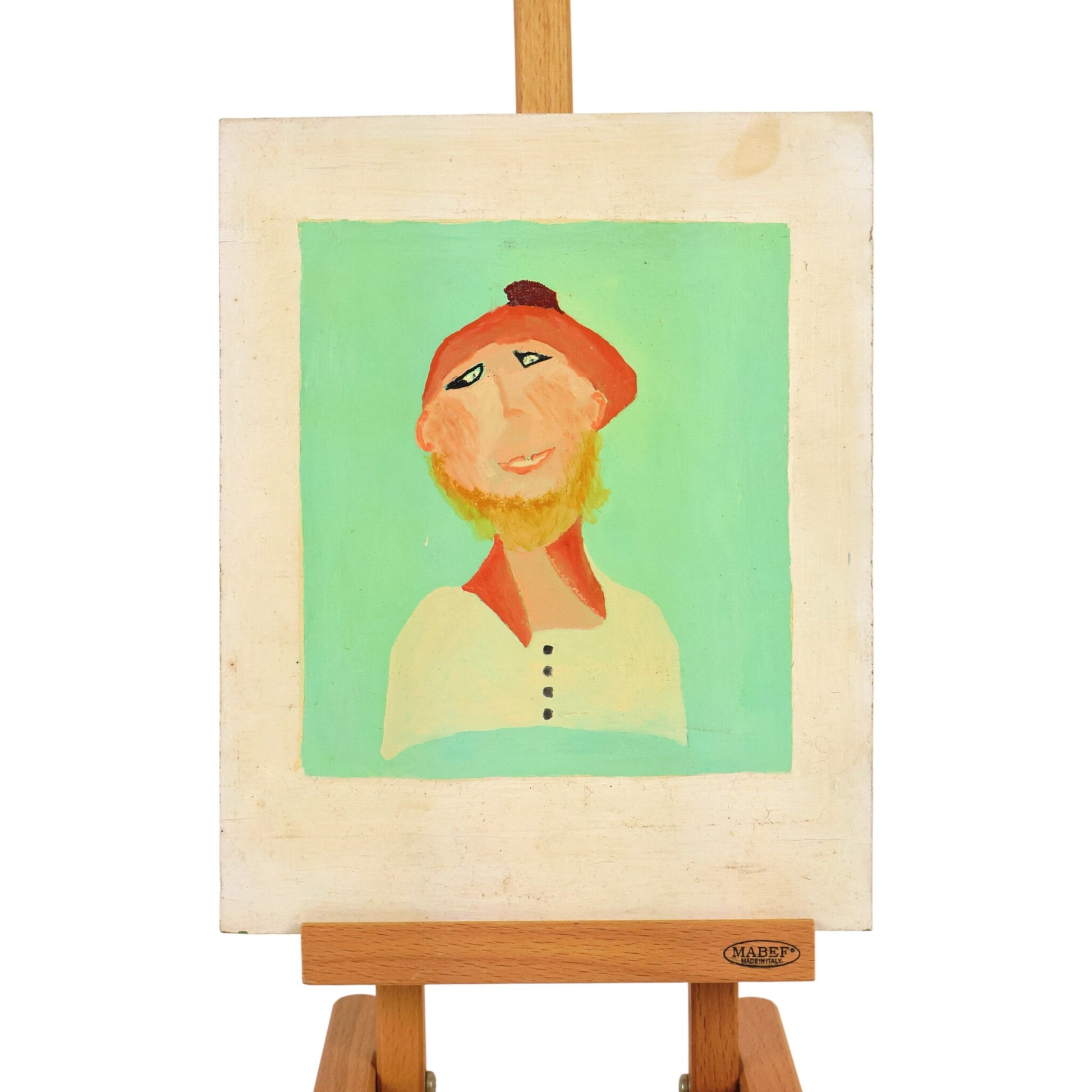Jan Strijbos, 'Man met baard en baret', 1960-1980-1