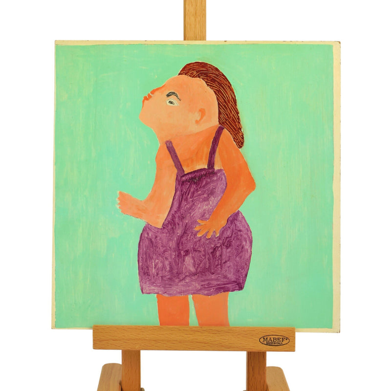 Jan Strijbos, 'Vrouw in paarse jurk', 1970-1980-zoom-