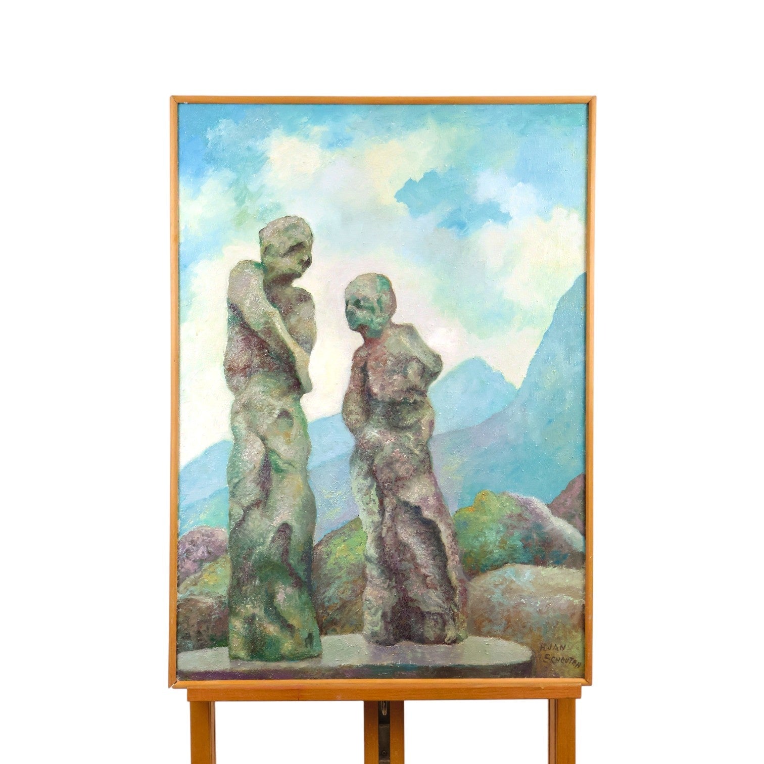 H. Jan Schouten, 'Een onderonsje in graniet', 1982-zoom-1