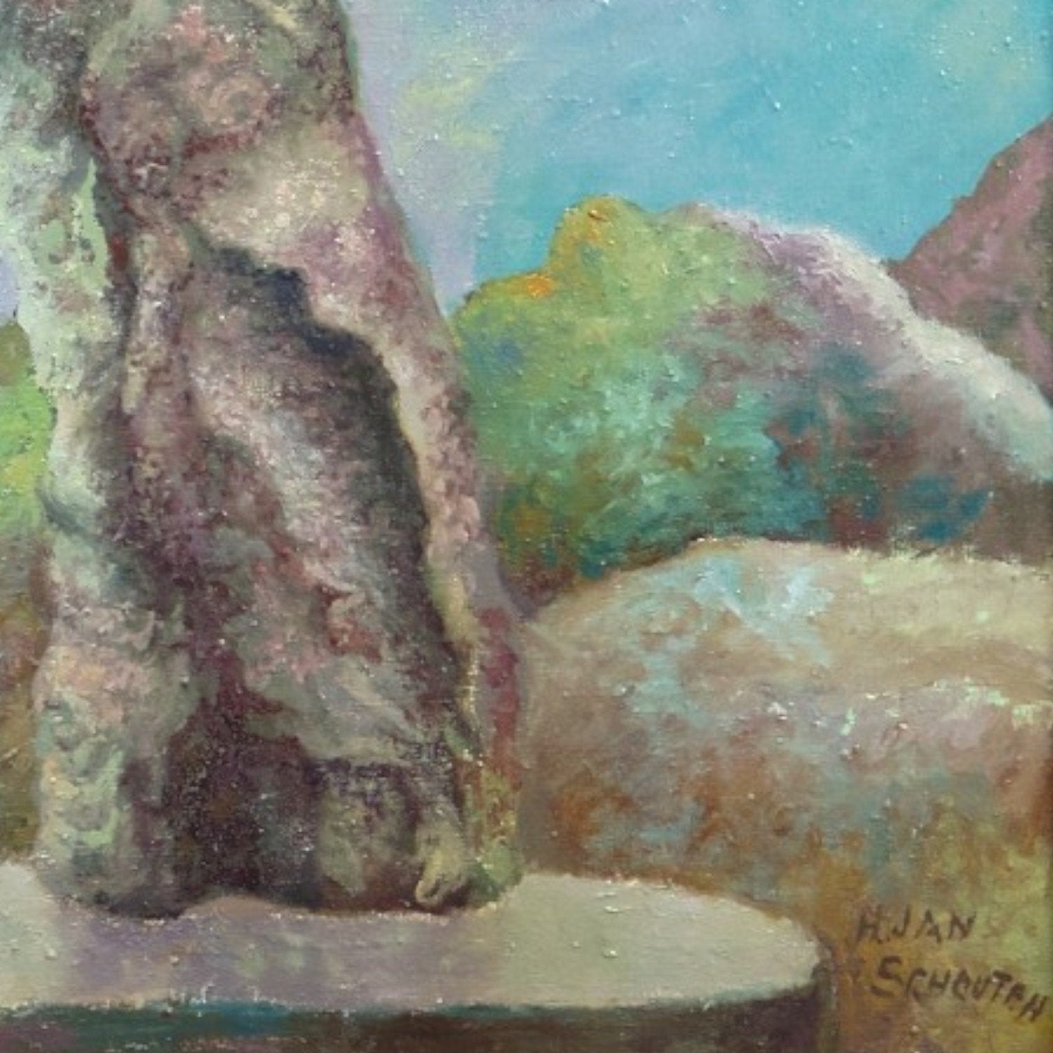 H. Jan Schouten, 'Een onderonsje in graniet', 1982-zoom-3