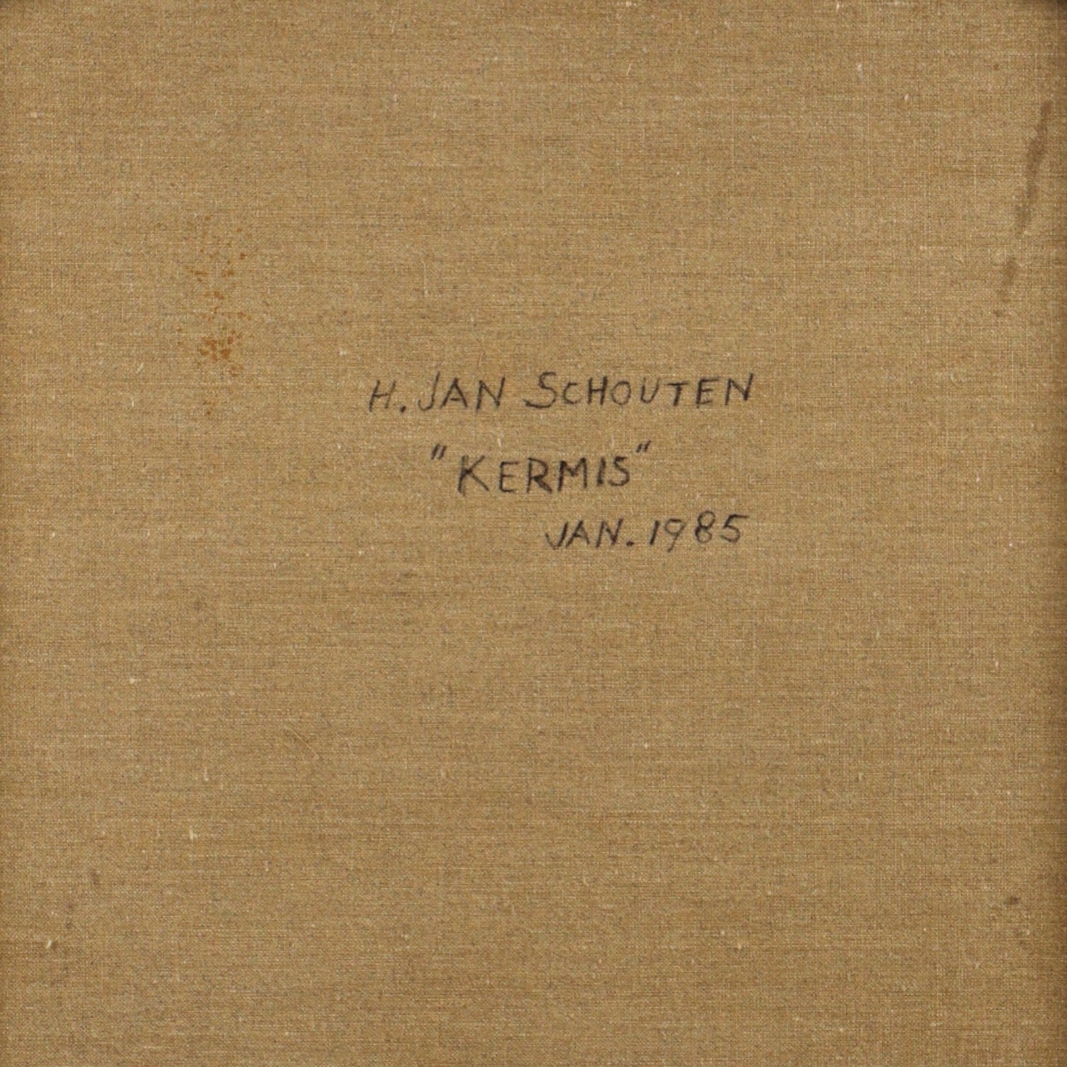 H. Jan Schouten, 'Kermis', 1985-zoom-4