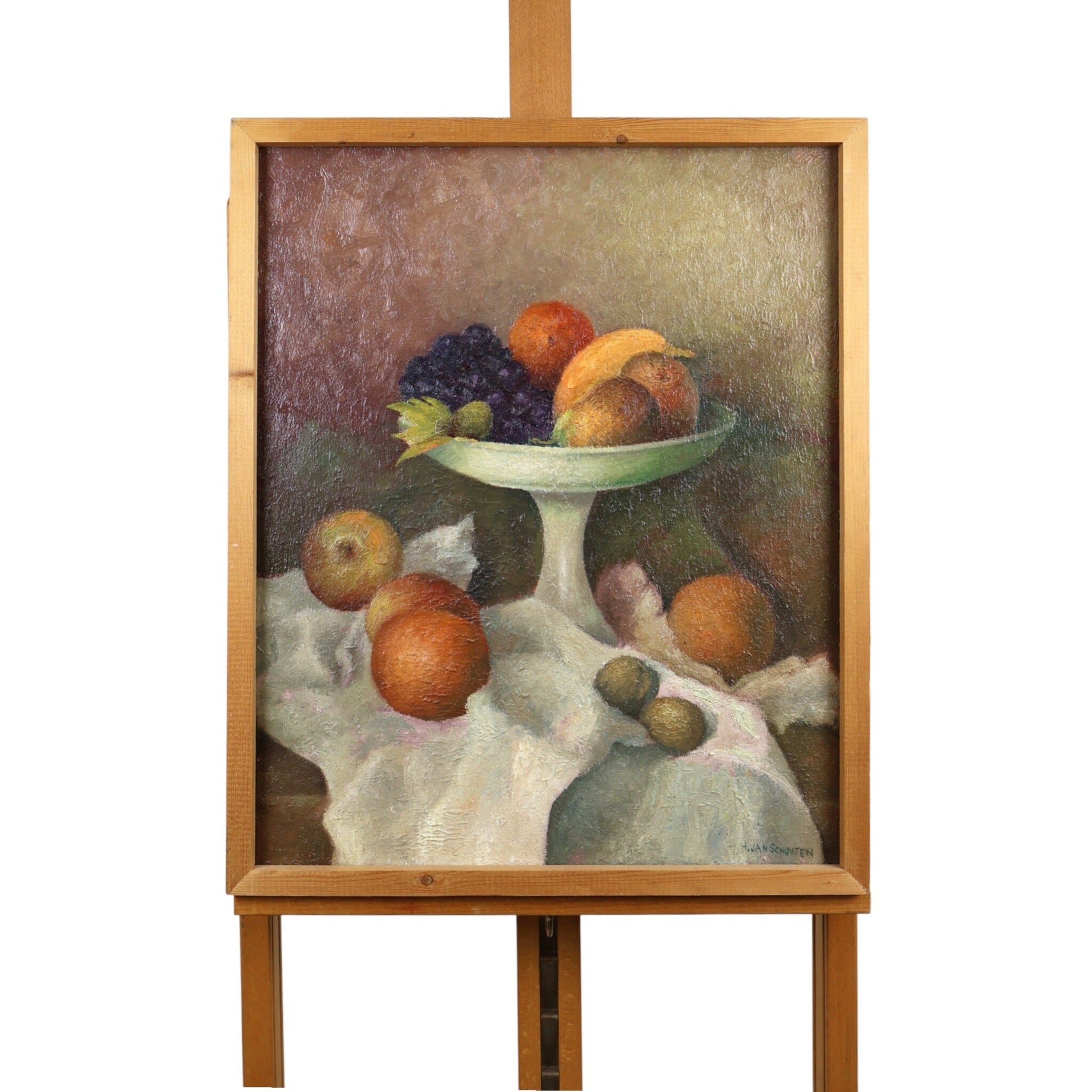 H. Jan Schouten, 'Stilleven met fruitschaal', 1982-1