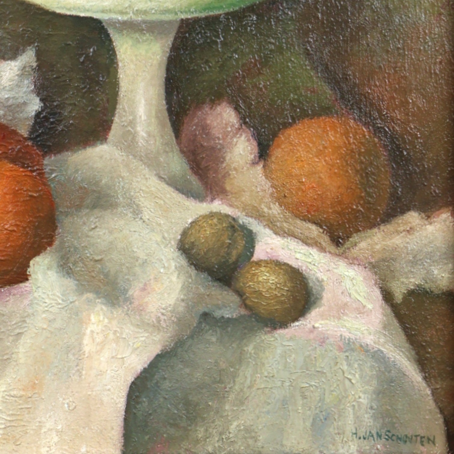 H. Jan Schouten, 'Stilleven met fruitschaal', 1982-3