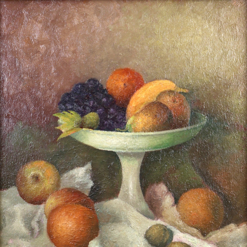 H. Jan Schouten, 'Stilleven met fruitschaal', 1982-zoom-