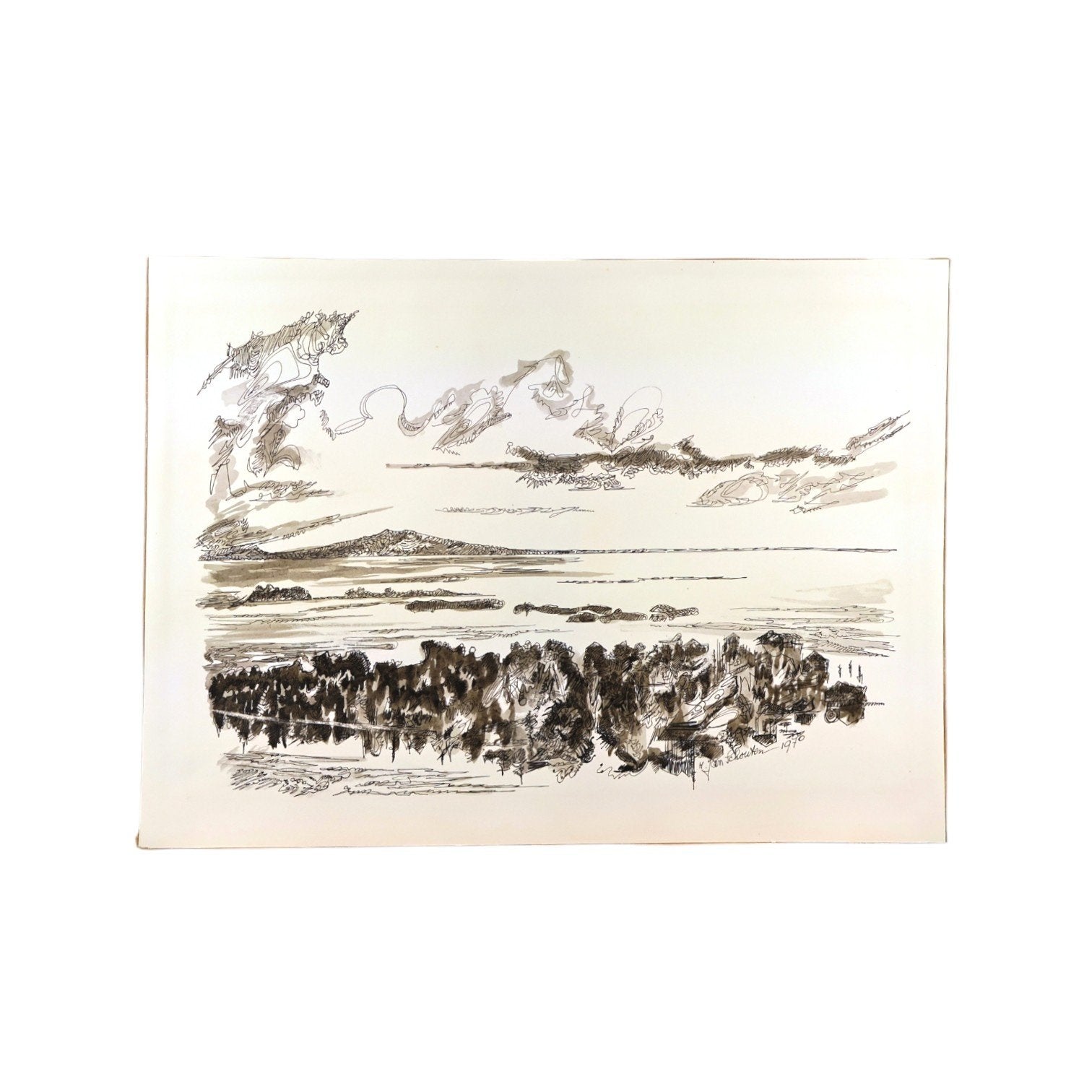H. Jan Schouten, 'Aan de kust', 1970-1