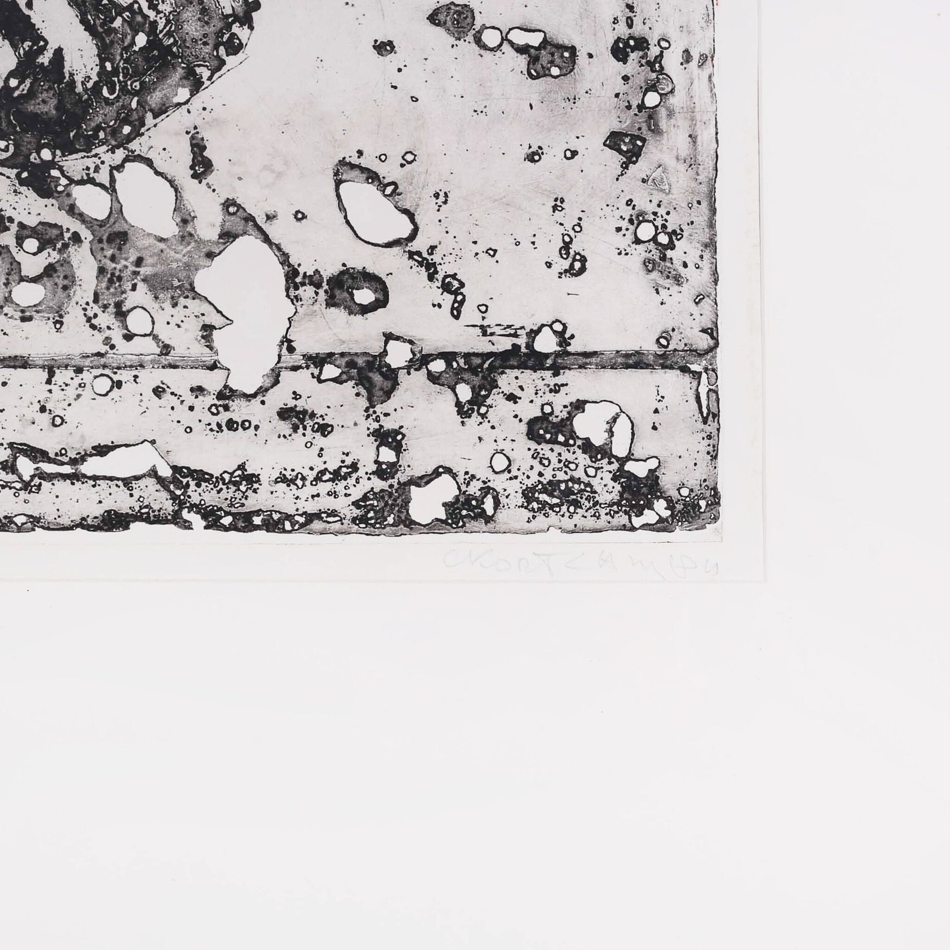 Cees Kortlang, 'Glacier rocks'; 1984-3