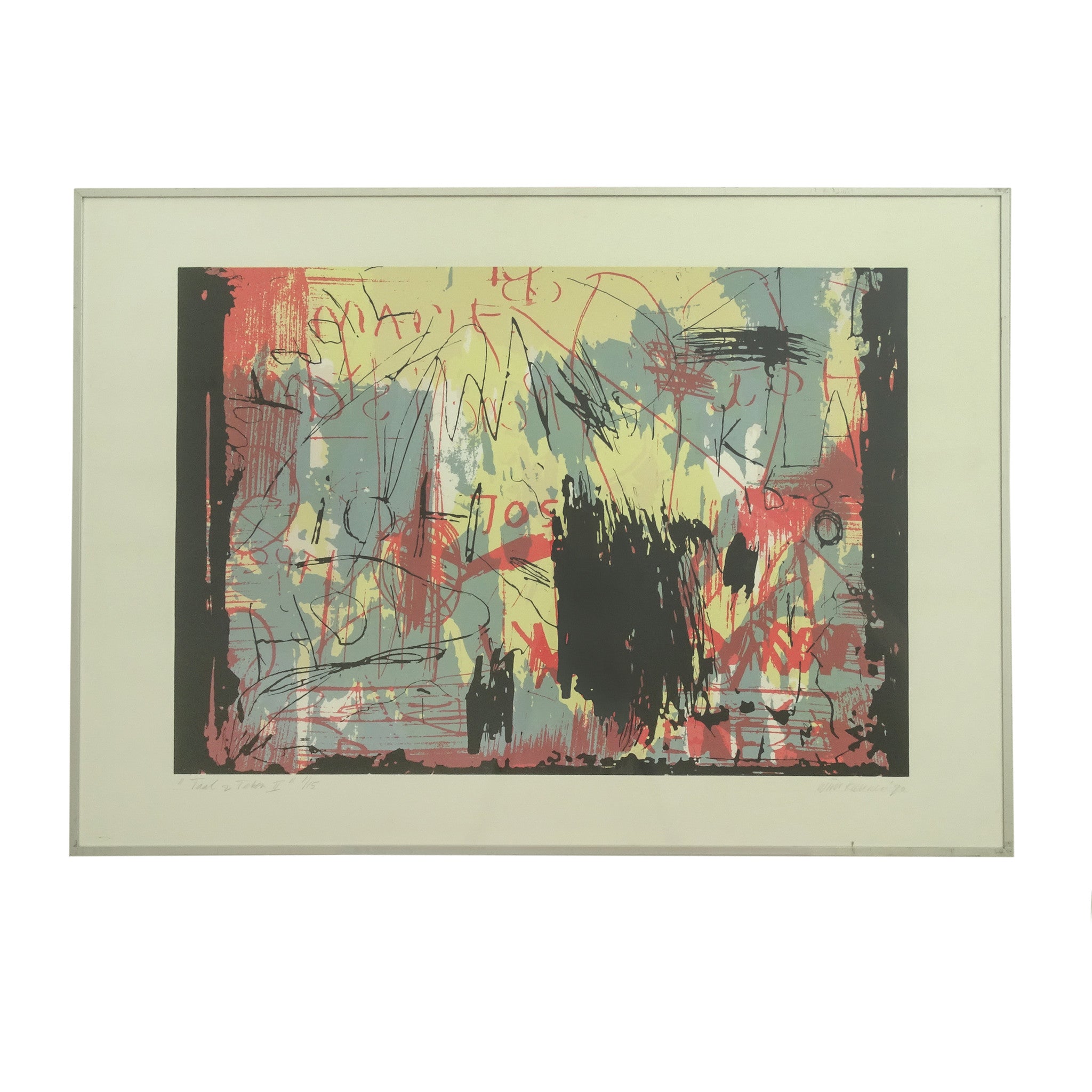 Wim Kunnen, 'Taal en Teken II'; 1990-zoom-1