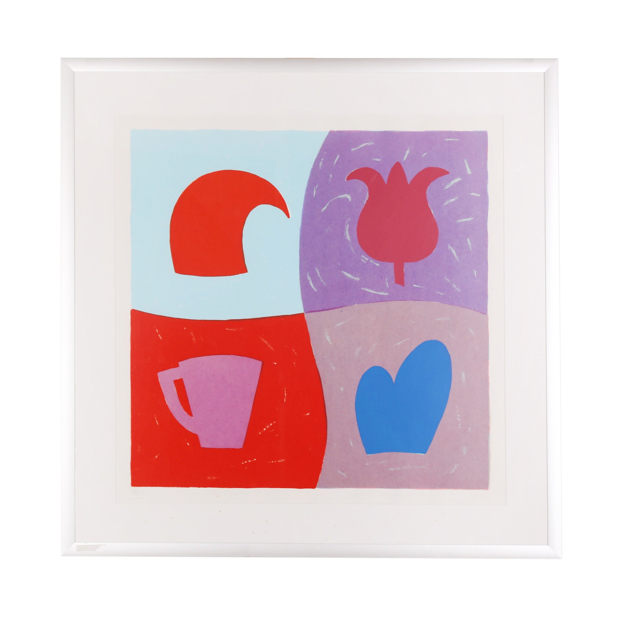 S. van der Lande, 'Vorm & kleur I'; 1995