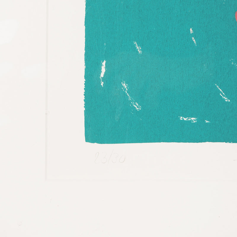 S. van der Lande, 'Vorm & kleur VI'; 1990-zoom-