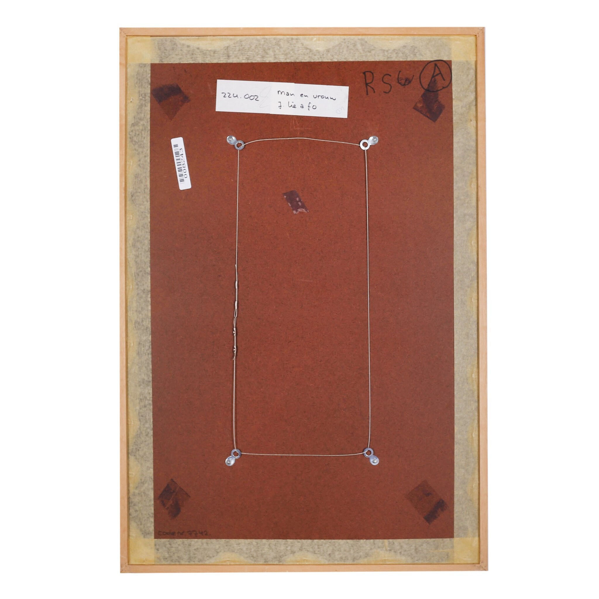 L.J.J. Lie A Fo, 'Man en vrouw'; 1974-zoom-5