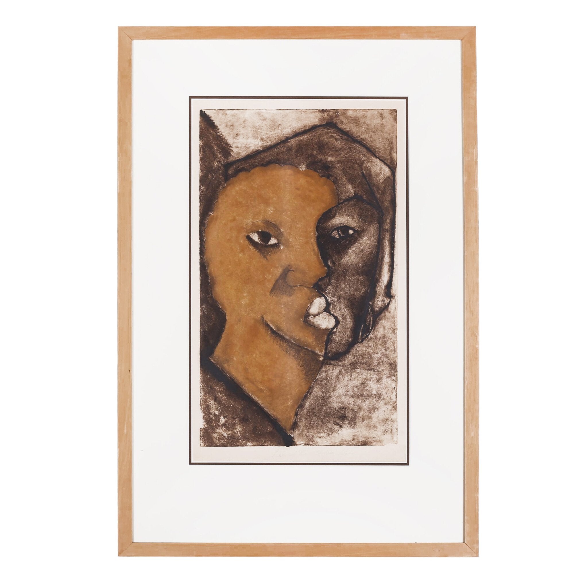 L.J.J. Lie A Fo, 'Man en vrouw'; 1974