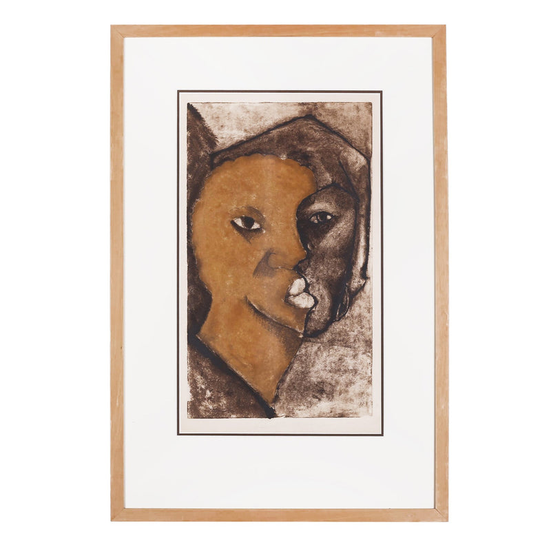 L.J.J. Lie A Fo, 'Man en vrouw'; 1974-zoom-