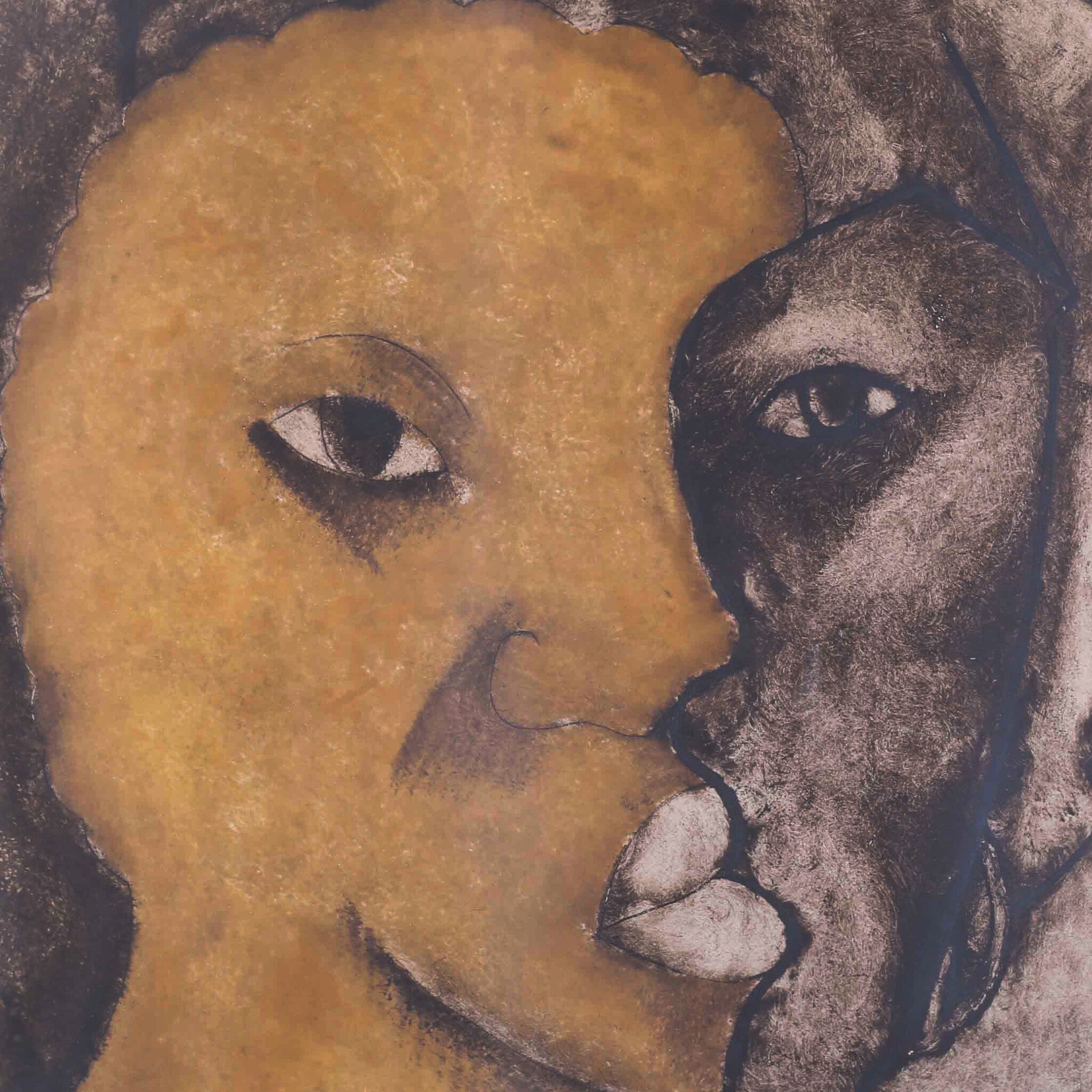 L.J.J. Lie A Fo, 'Man en vrouw'; 1974-zoom-2