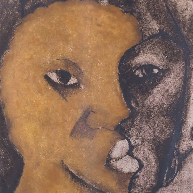 L.J.J. Lie A Fo, 'Man en vrouw'; 1974-zoom-