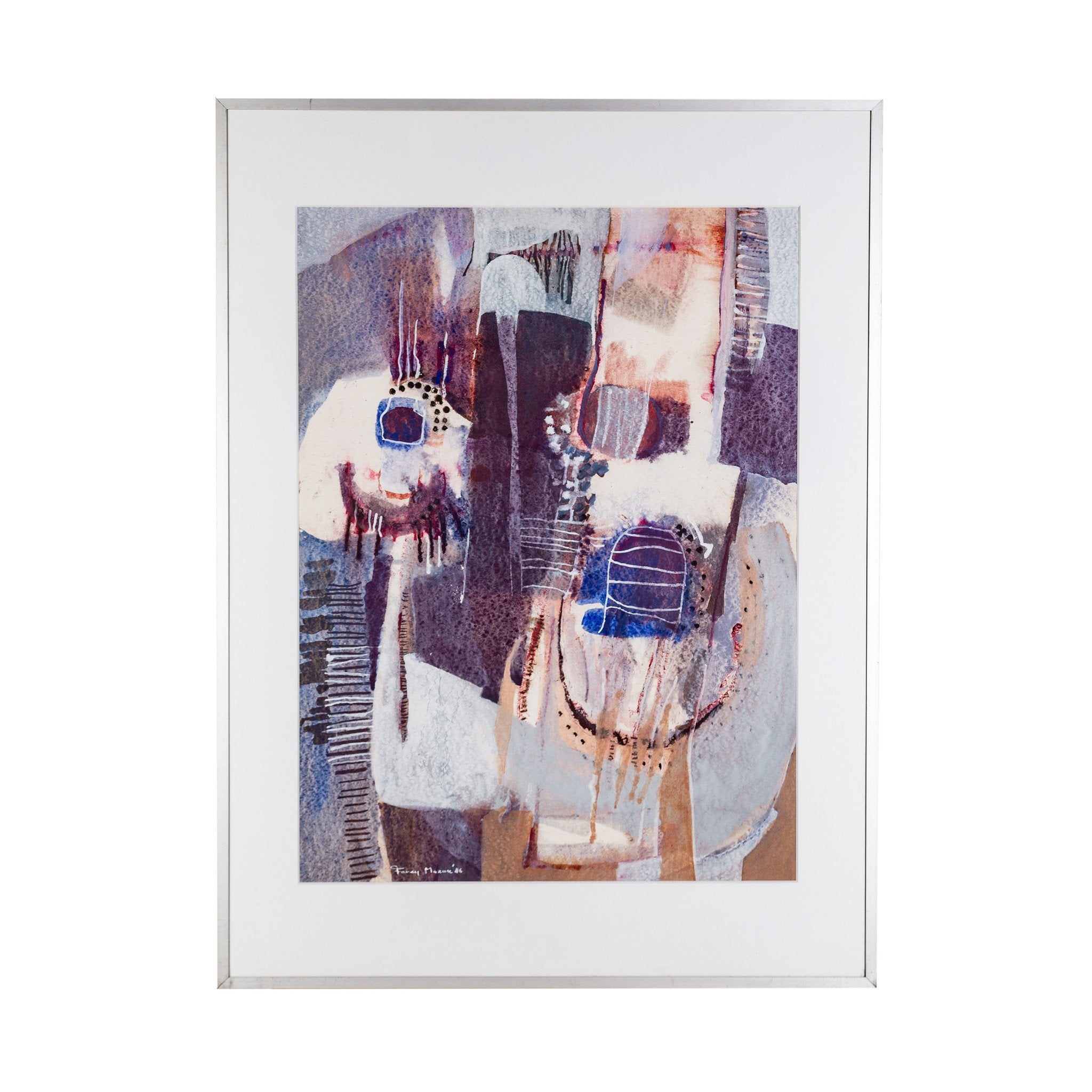 Fanny Mazure, 'Mood indigo'; 1986-zoom-1