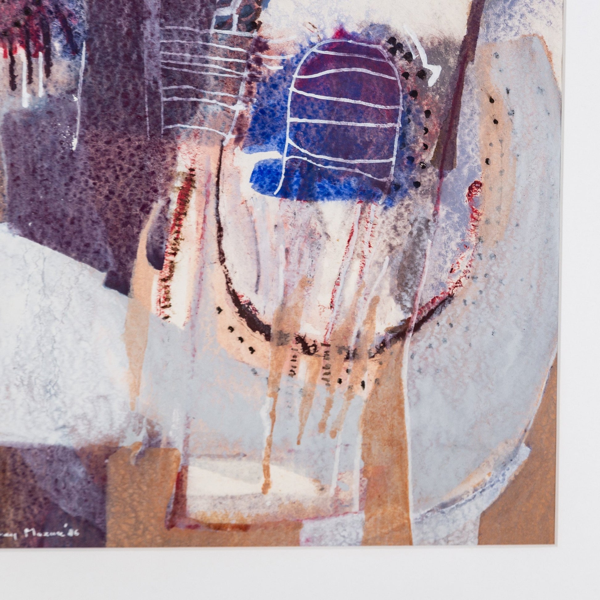 Fanny Mazure, 'Mood indigo'; 1986-3