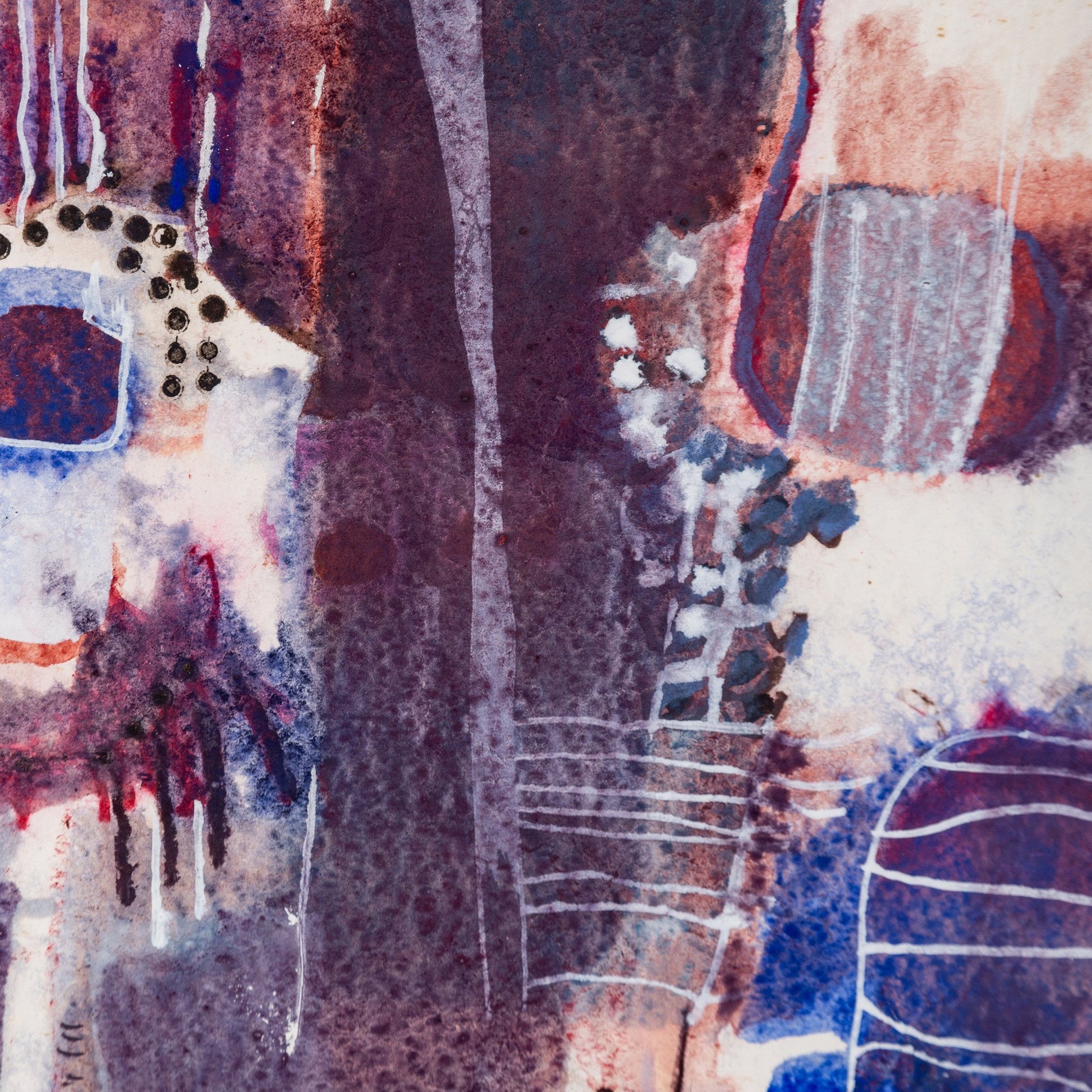 Fanny Mazure, 'Mood indigo'; 1986-4