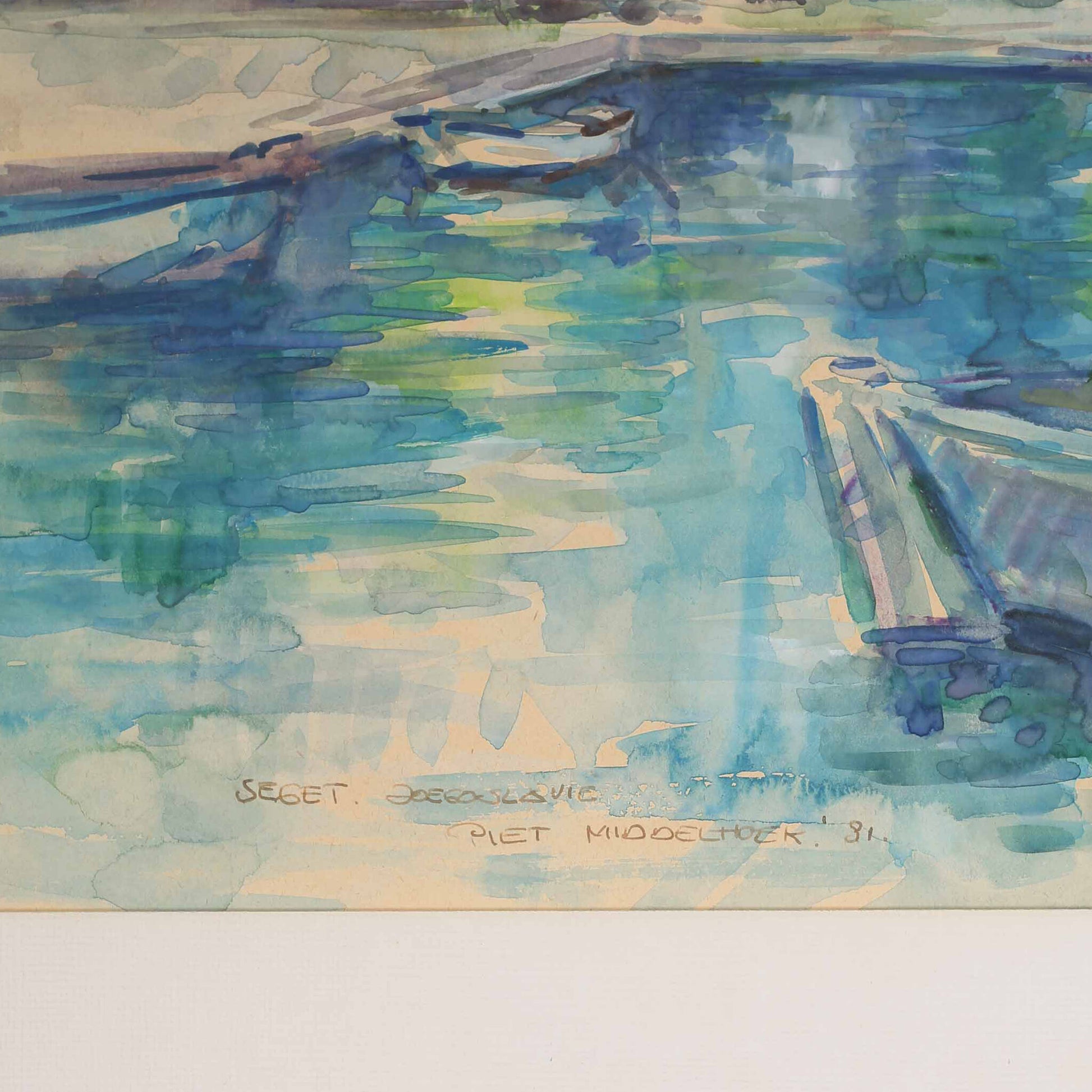Piet Middelhoek, 'Seget bij trogiv (Joegoslavië)'; 1981-2