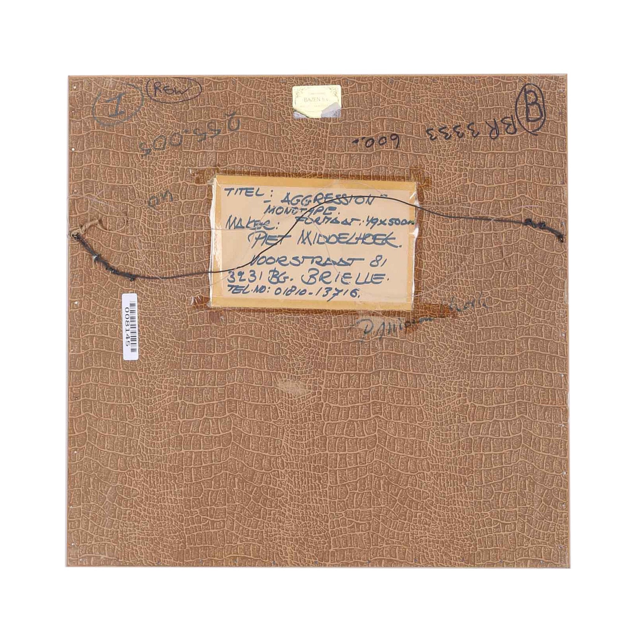 Piet Middelhoek, 'Agression'-zoom-4