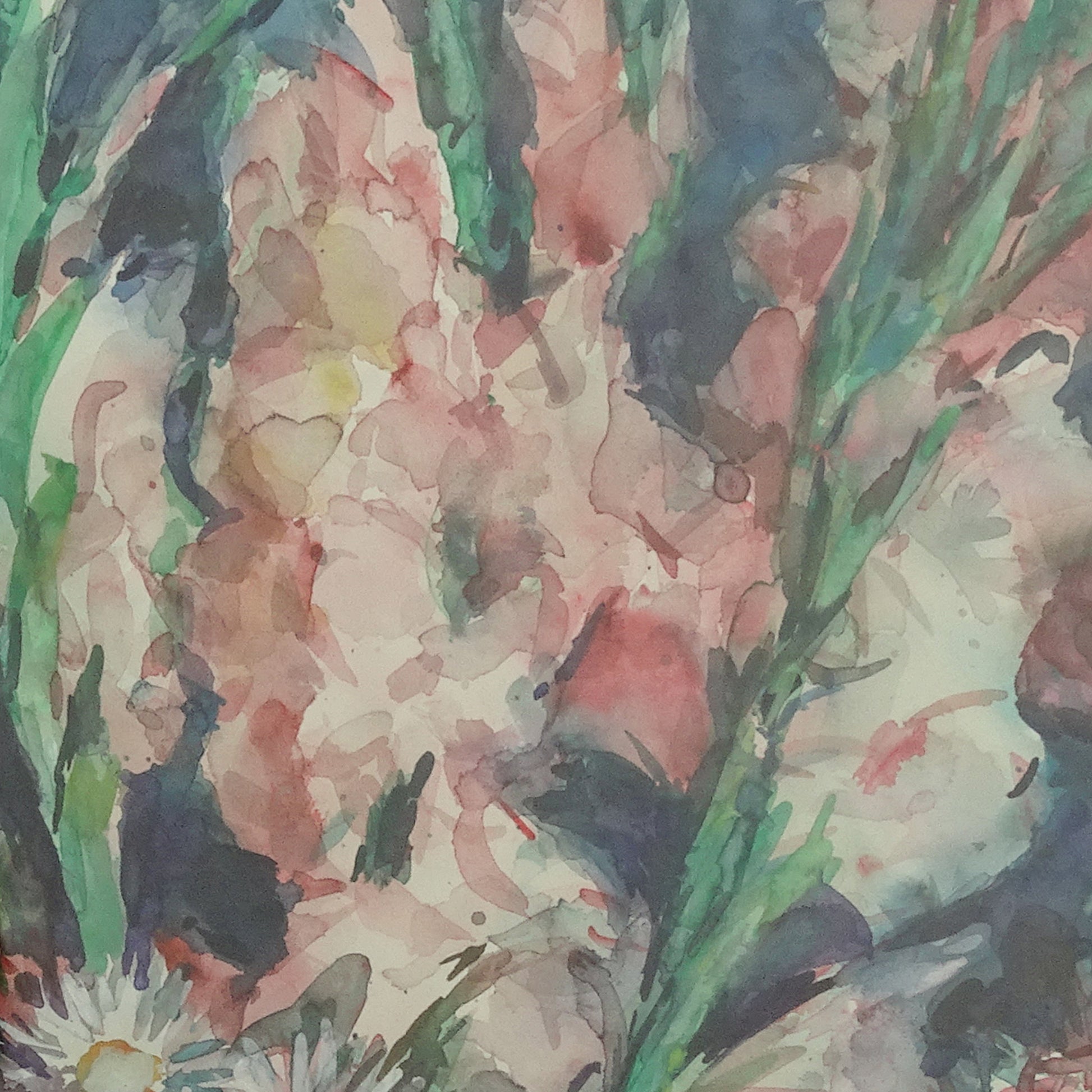 Piet Middelhoek, 'Gladiolen en Chrysanten'-3