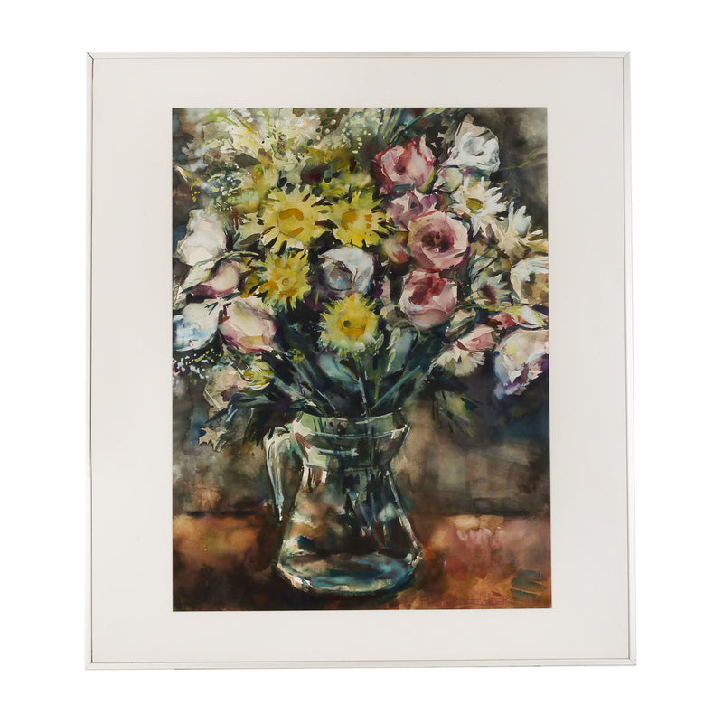 Piet Middelhoek, 'Stilleven met bloemen'-zoom-
