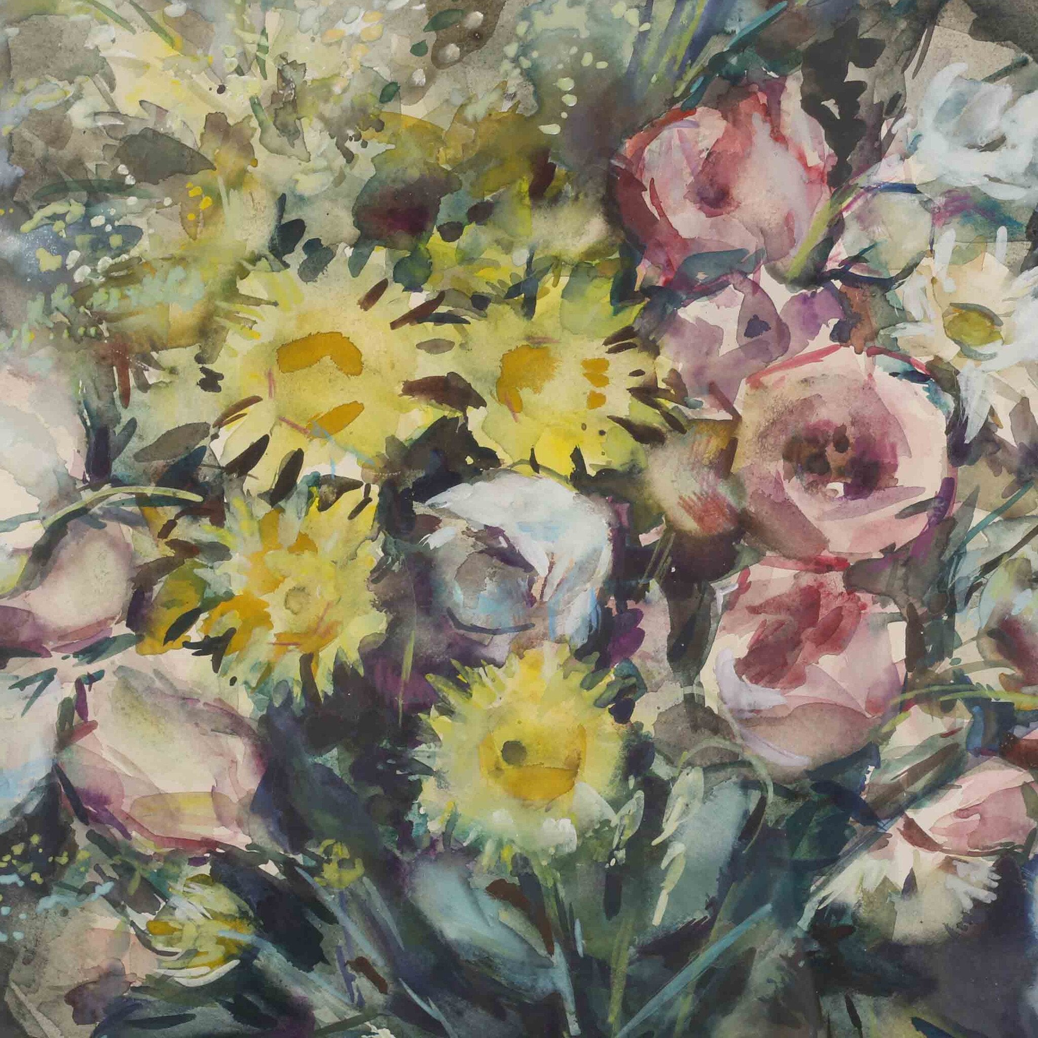 Piet Middelhoek, 'Stilleven met bloemen'-zoom-2