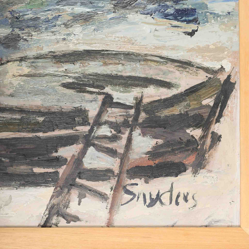 Toon Snijders, 'Bootje op strand'-zoom-