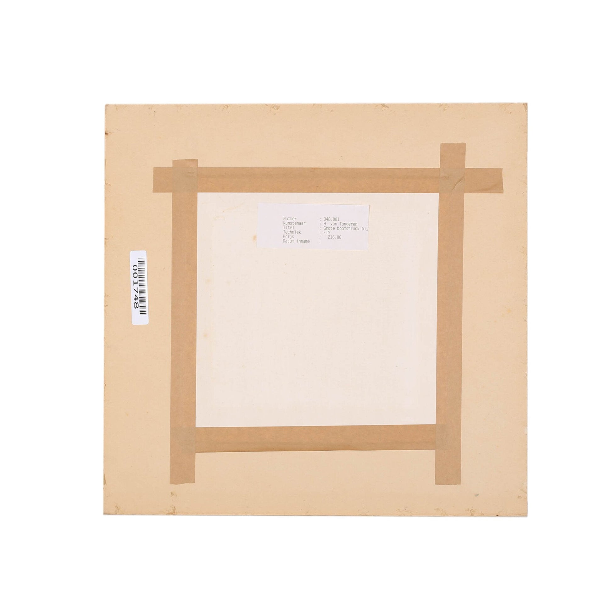 Herman van Tongeren, 'Grote Boomstronk'; 1969-5