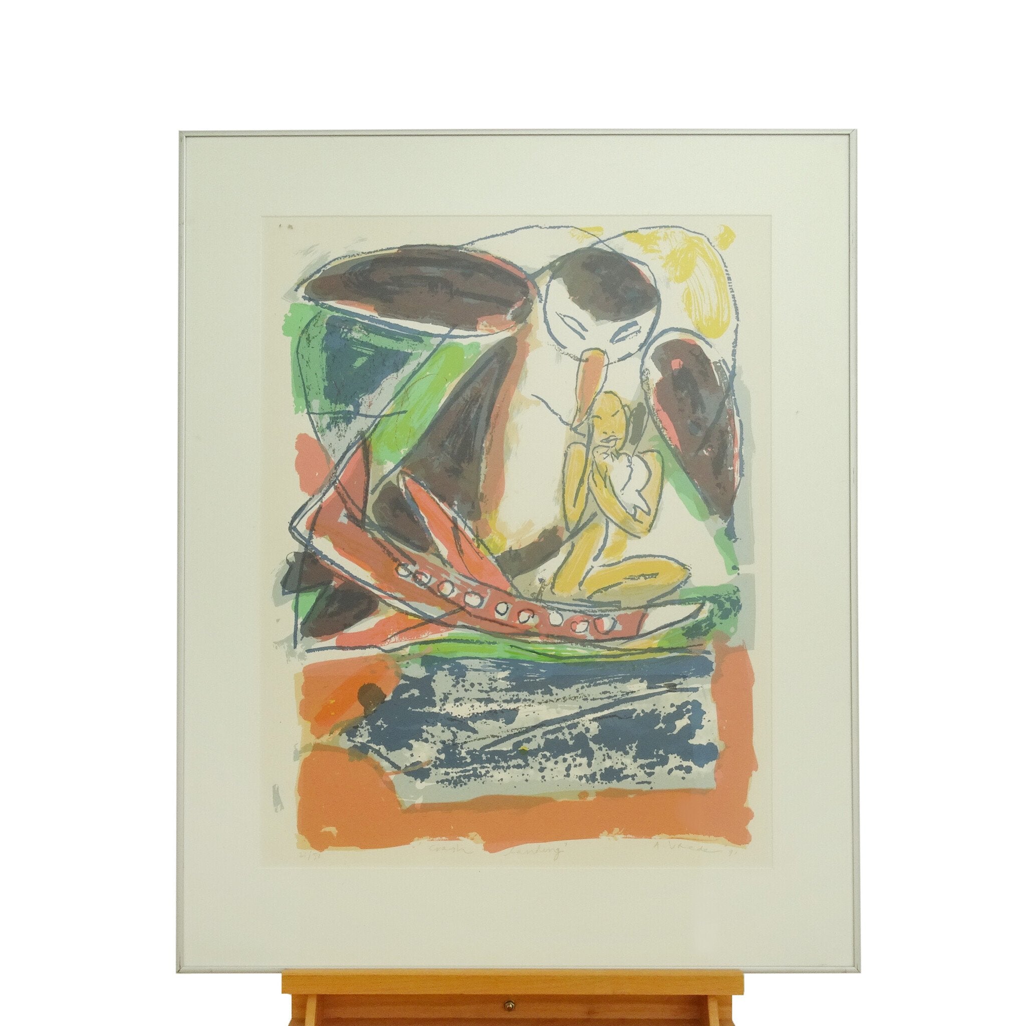 Anton Vrede, 'Crash landing'; 1991-zoom-1