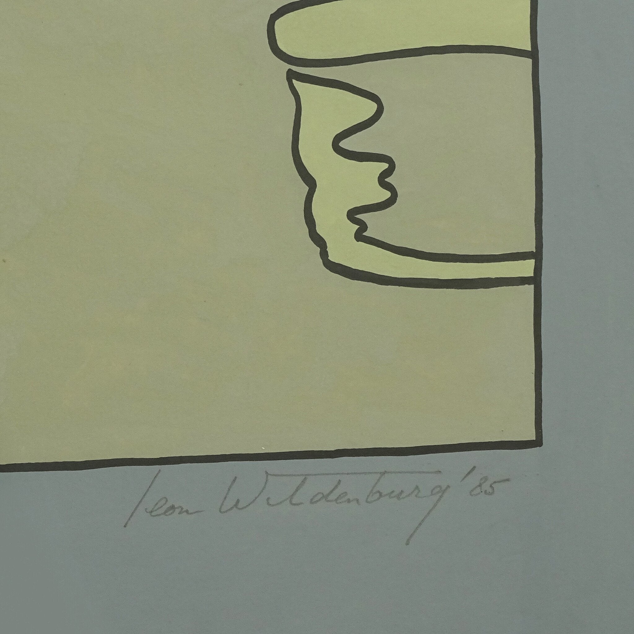 Leon Wildenburg, 'Reflectie 1'; 1985-zoom-3