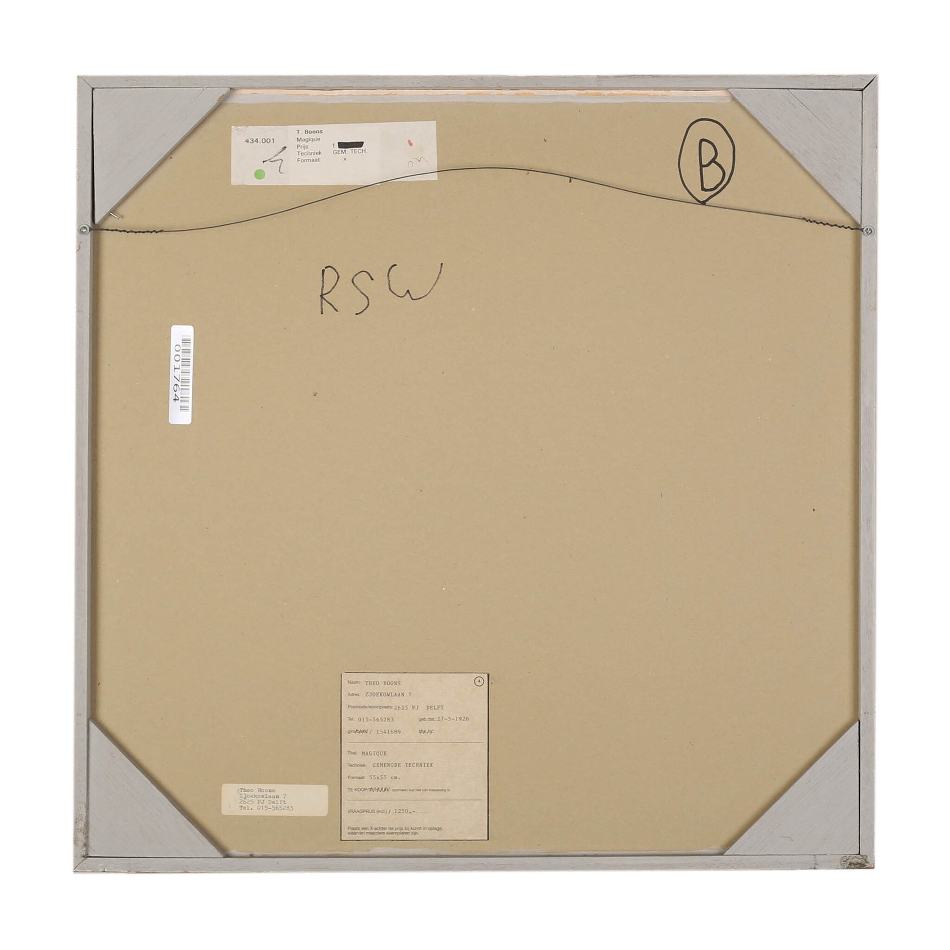 Theo Boons, 'Magique'; 1992-5