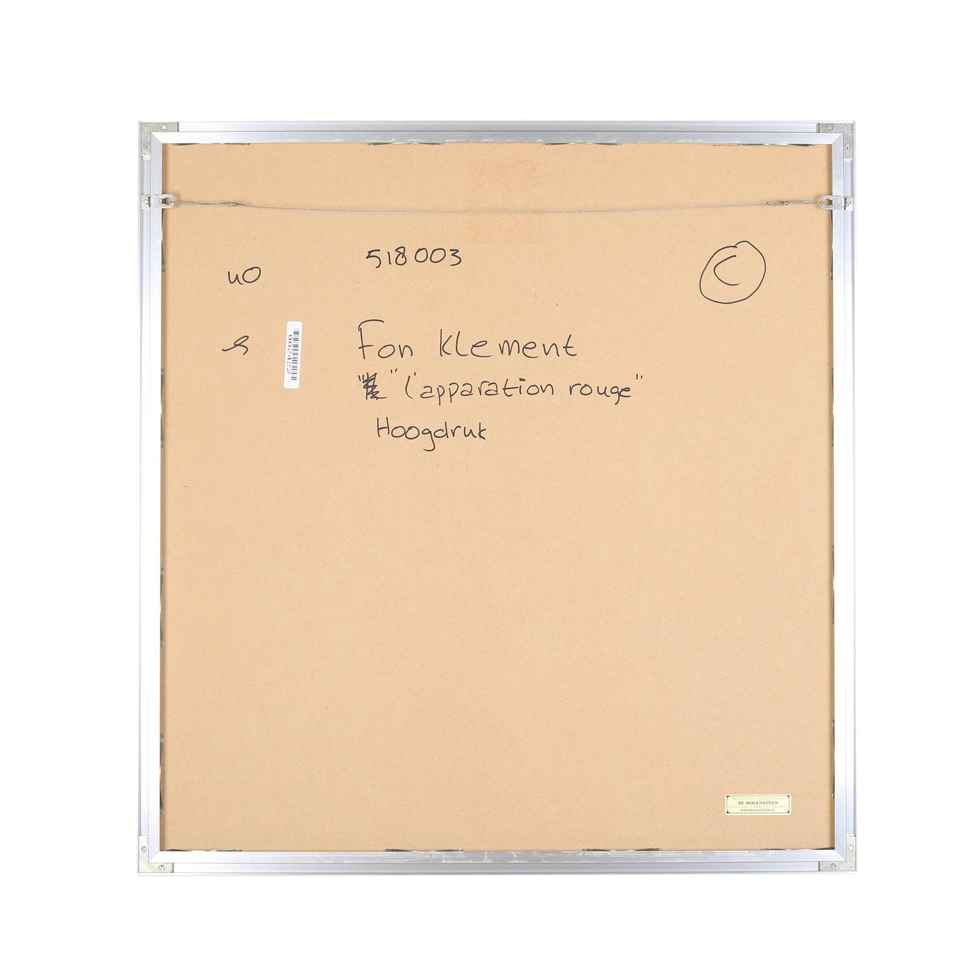 Fon Klement, 'L'apparition rouge'; 1984-5