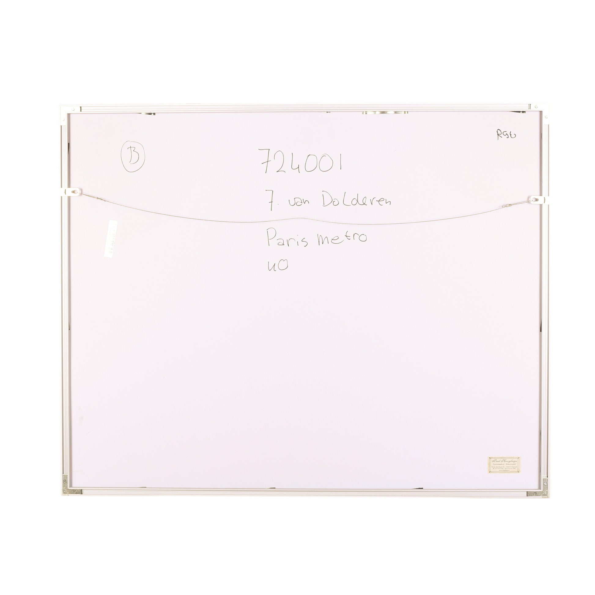 Jelis van Dolderen, 'Paris Metro V', 2002-5