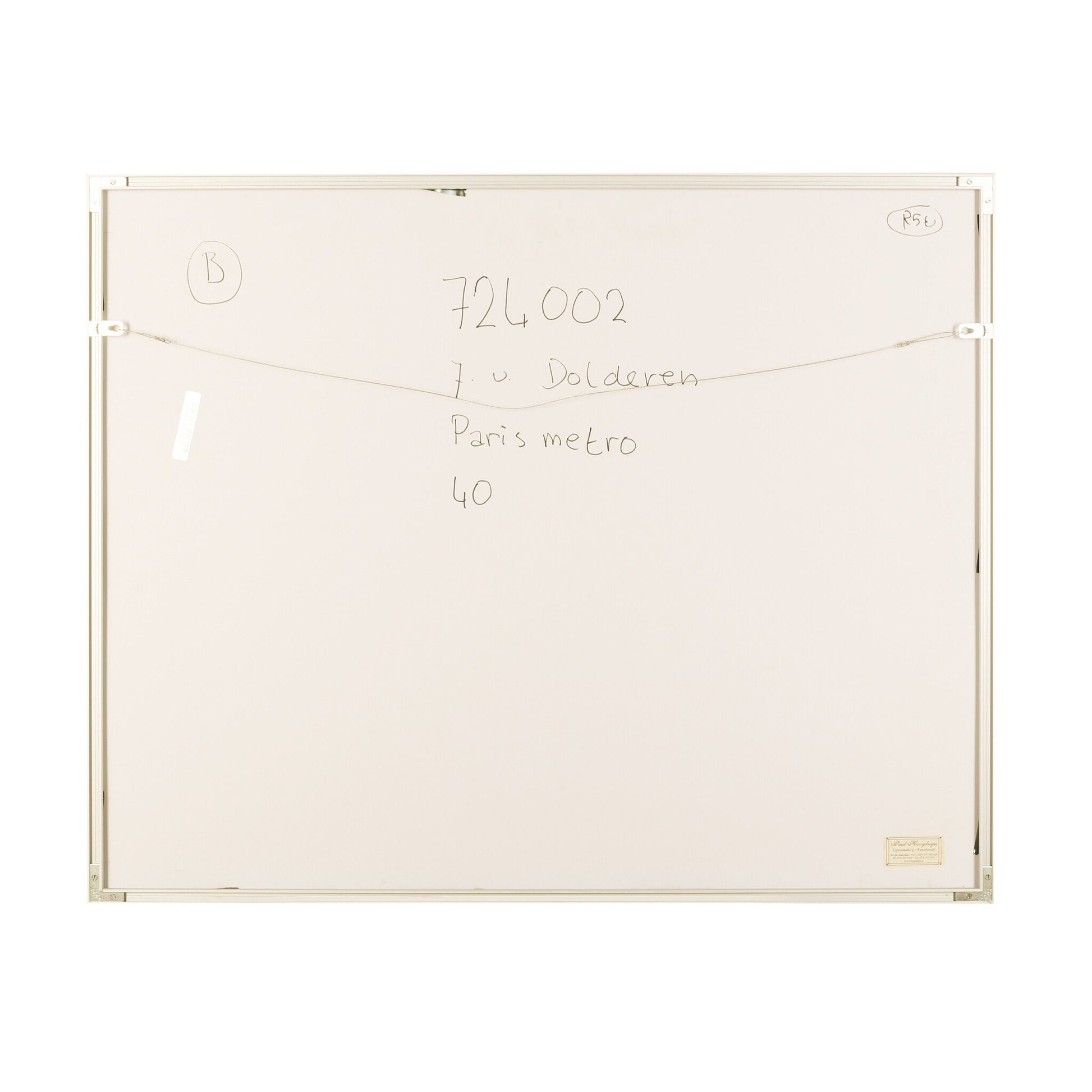 Jelis van Dolderen, 'Paris Metro IV', 2002-5