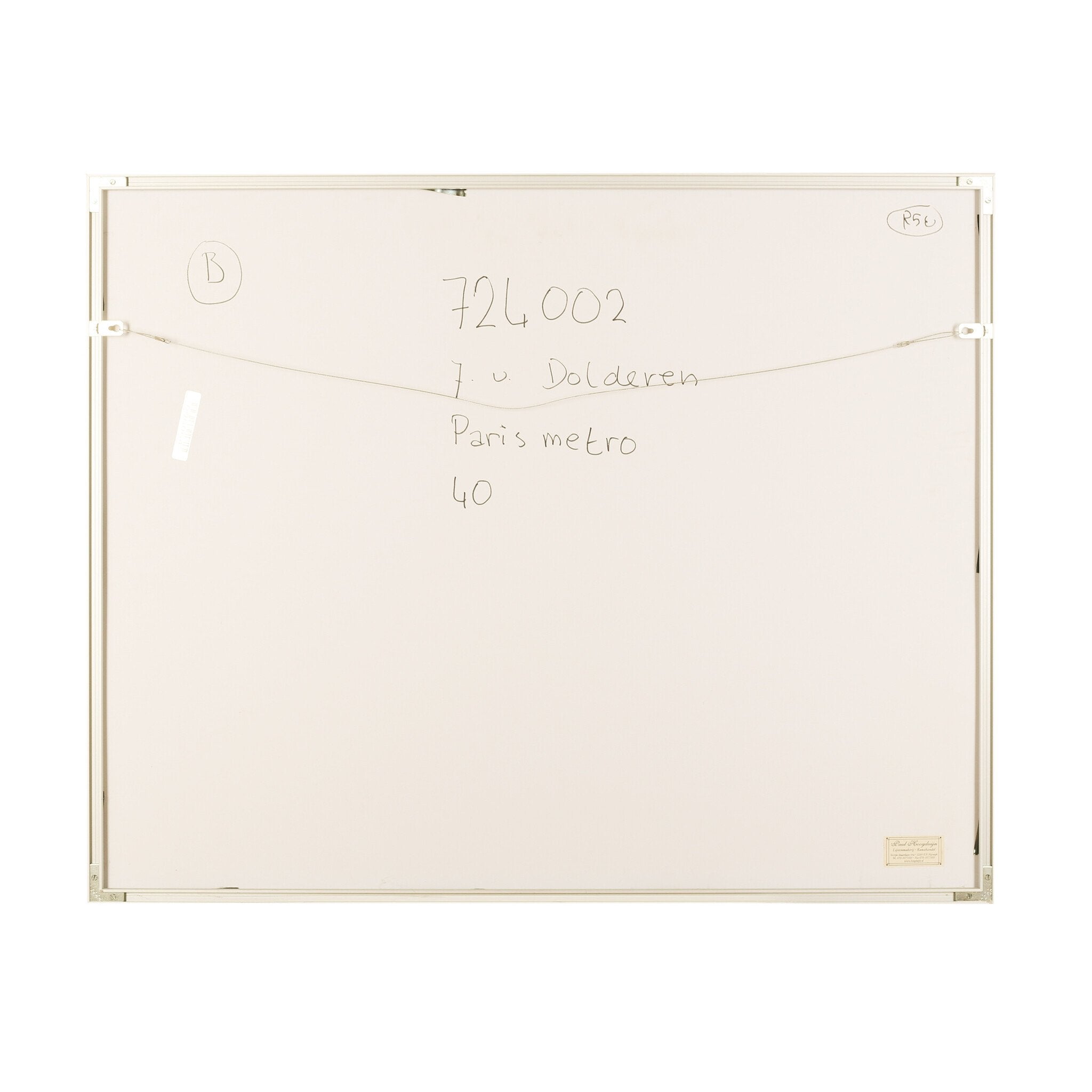 Jelis van Dolderen, 'Paris Metro IV', 2002-zoom-5