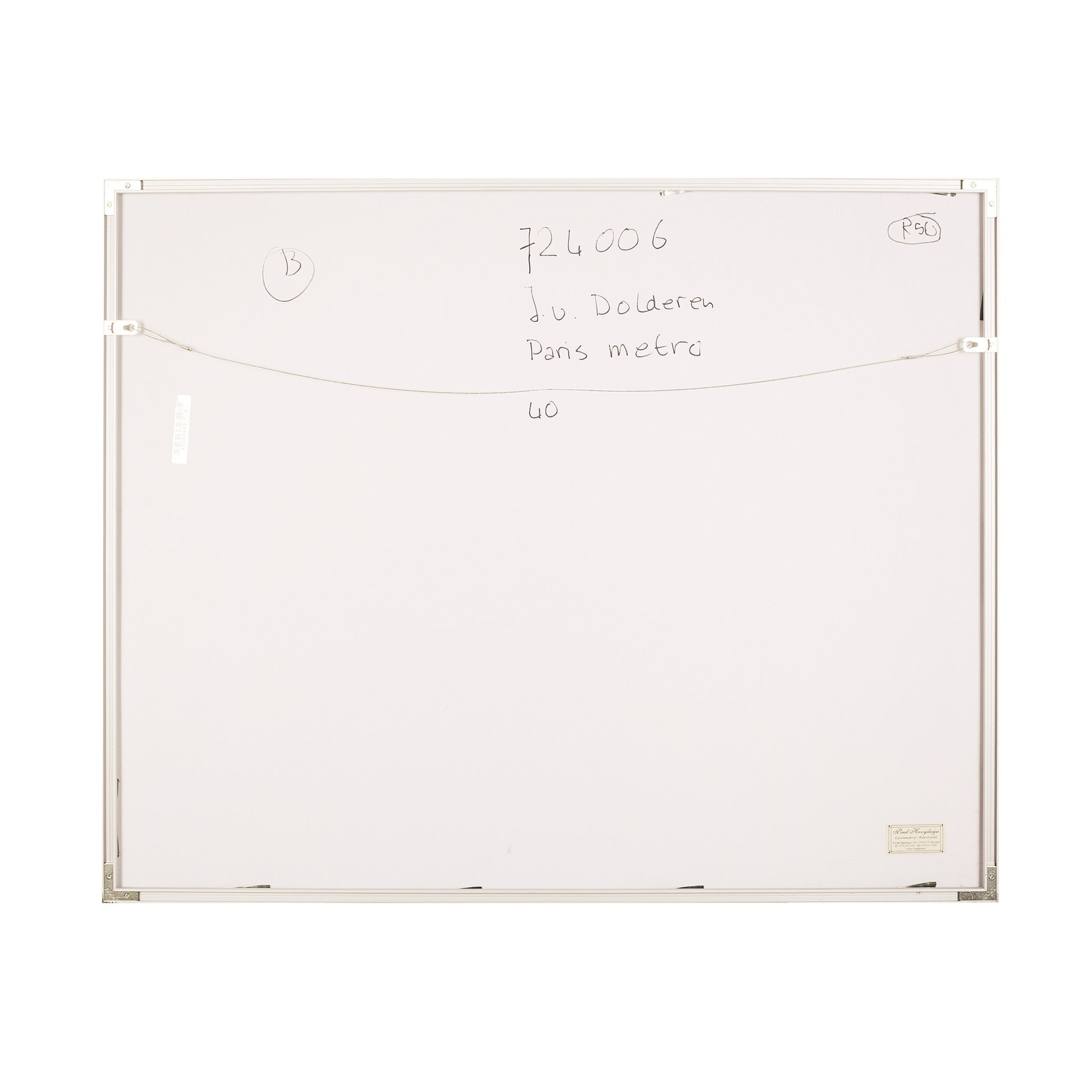 Jelis van Dolderen, 'Paris Metro I'; 2002-5