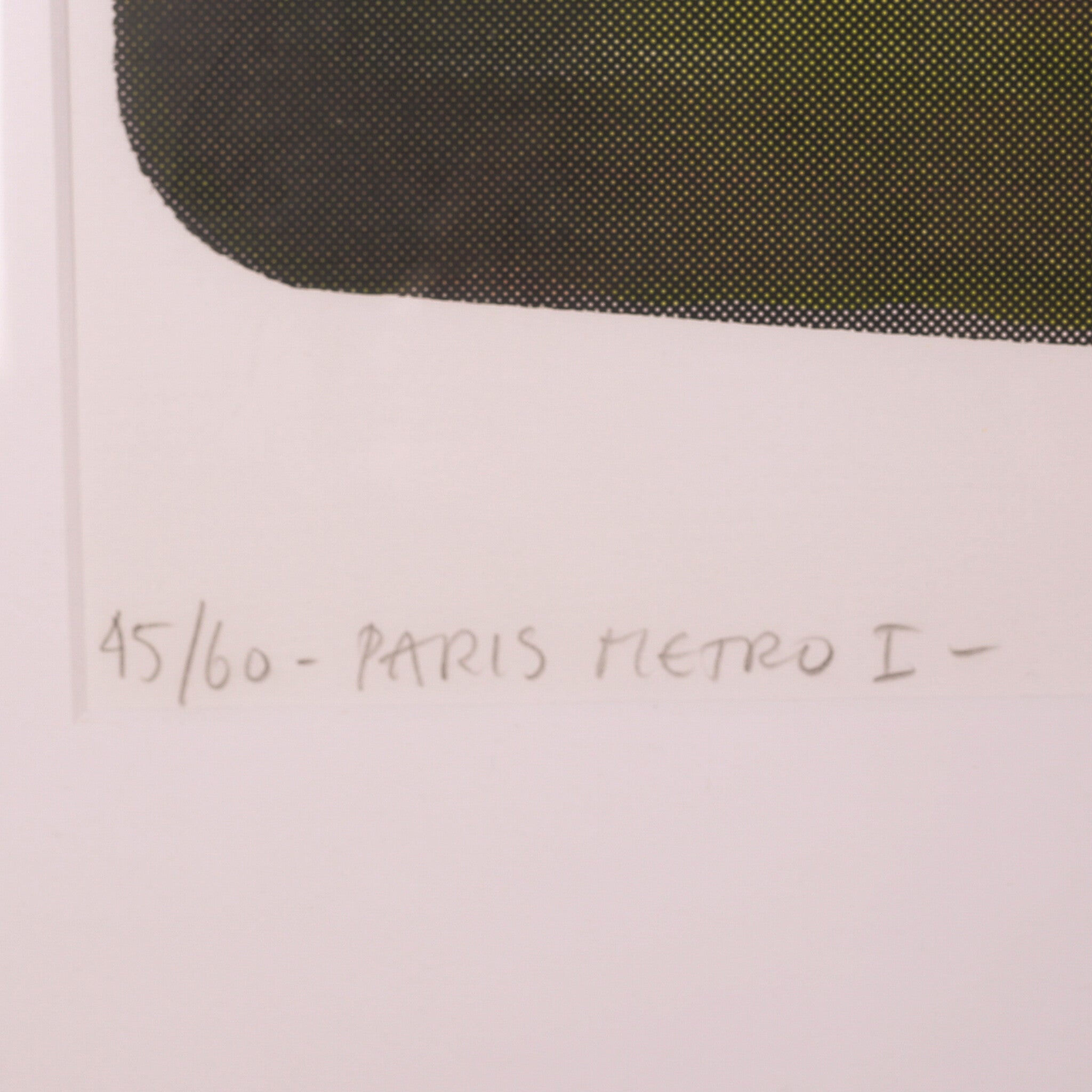 Jelis van Dolderen, 'Paris Metro I'; 2002-zoom-4