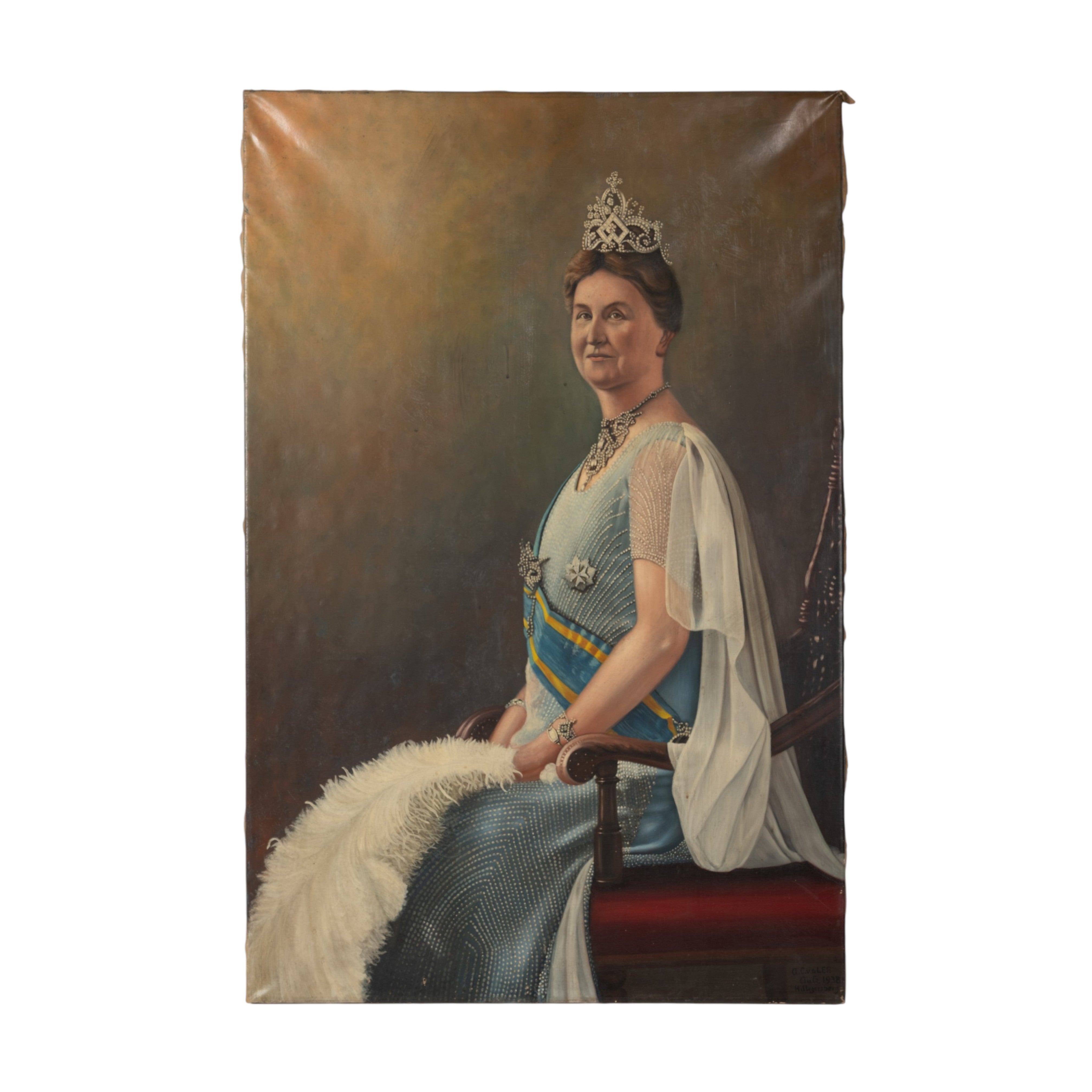 A.C.v.a.Lee, 'Koningin Wilhelmina der Nederlanden'; 1938