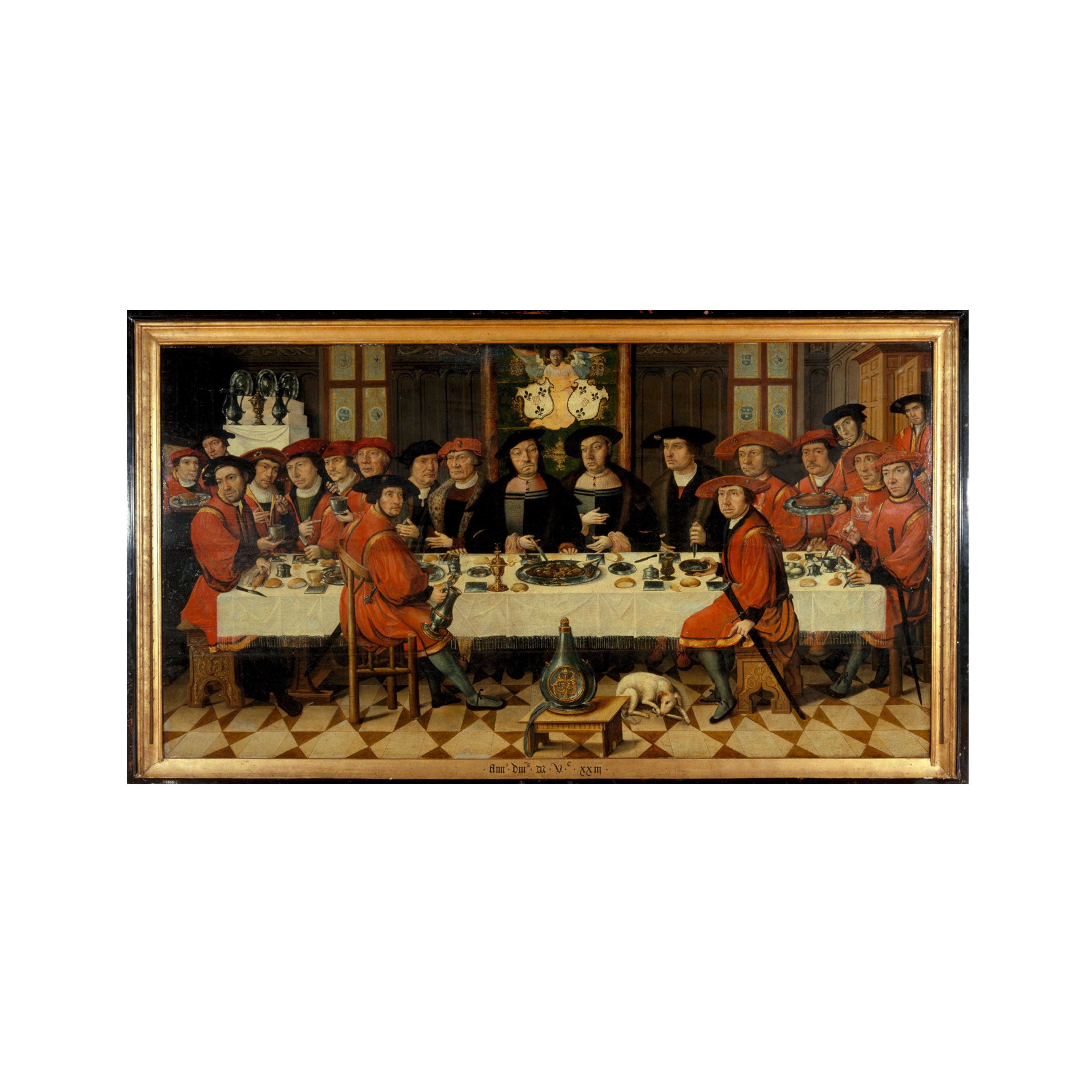 ‘Maaltijd van de Heren van Liere' op dibond