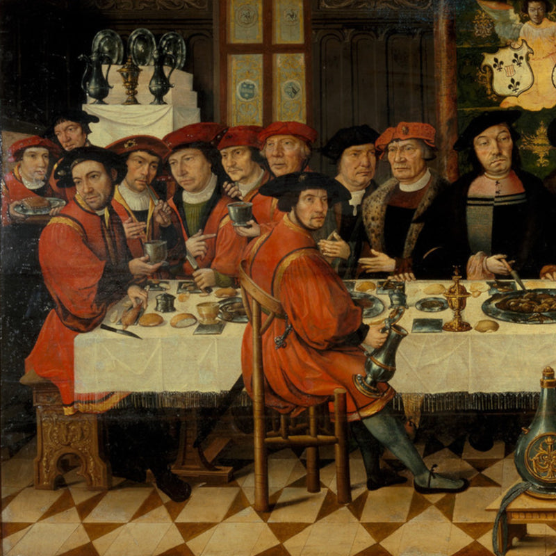 ‘Maaltijd van de Heren van Liere' op dibond-zoom-