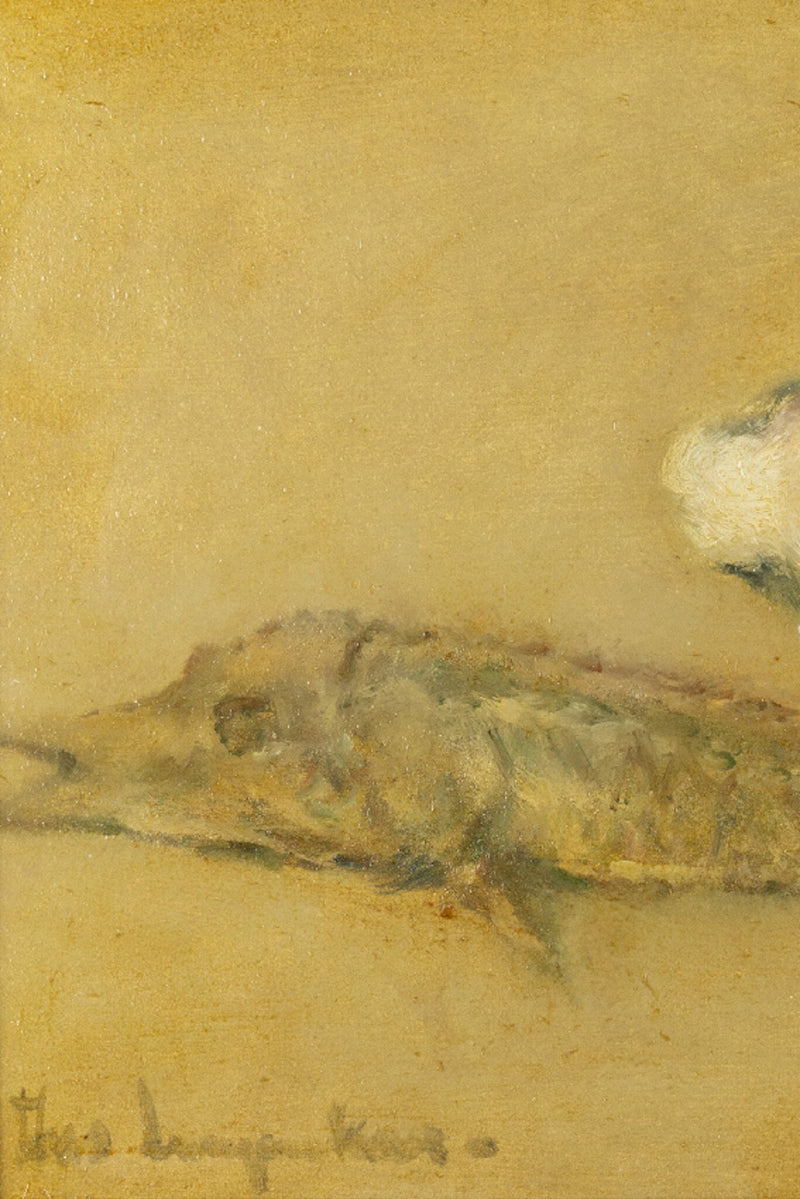 Theo Swagemakers, 'Stilleven van opgezette vis en schelp', 1989-zoom-