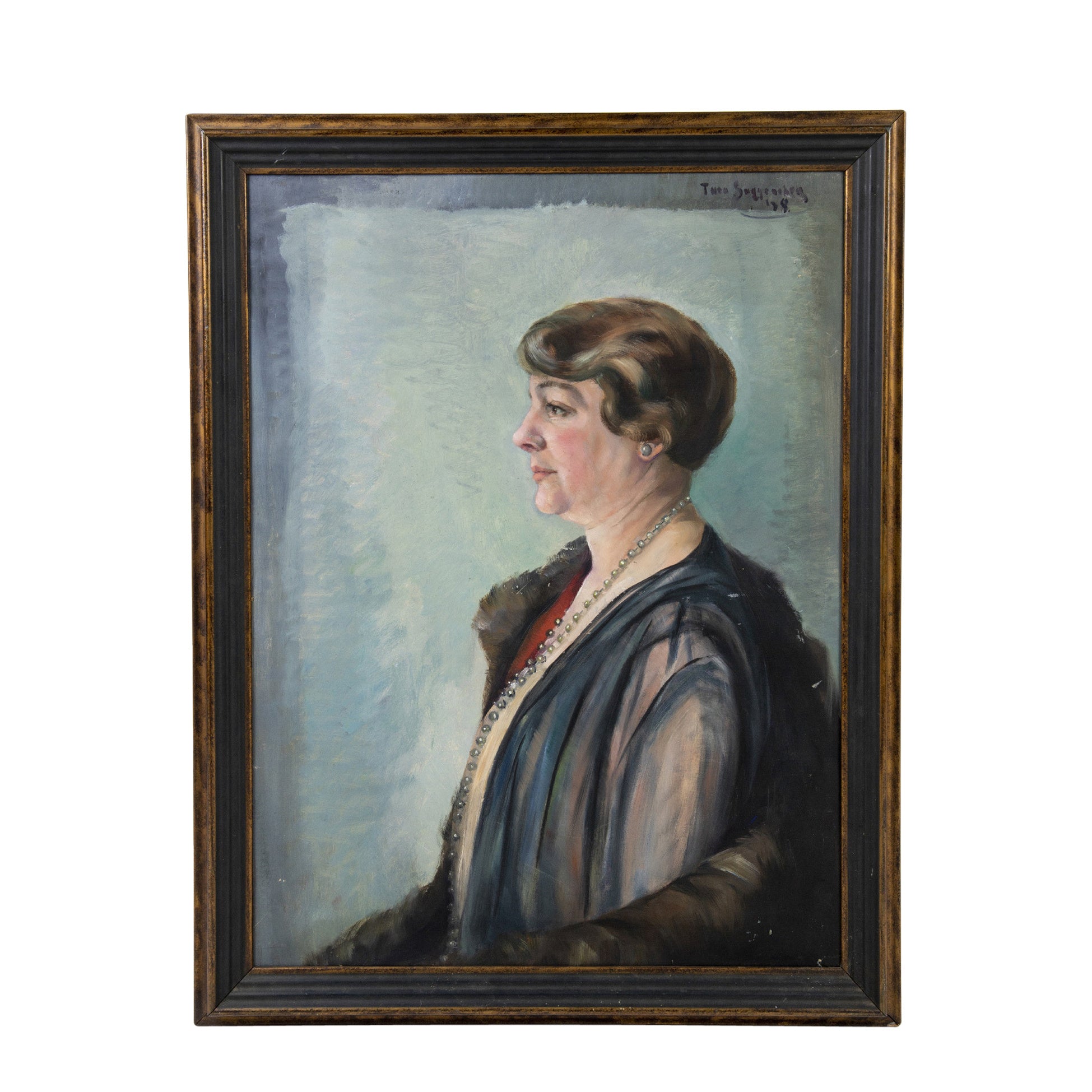 Theo Swagemakers, 'Portret mevr. Snijders-Besseling', 1938