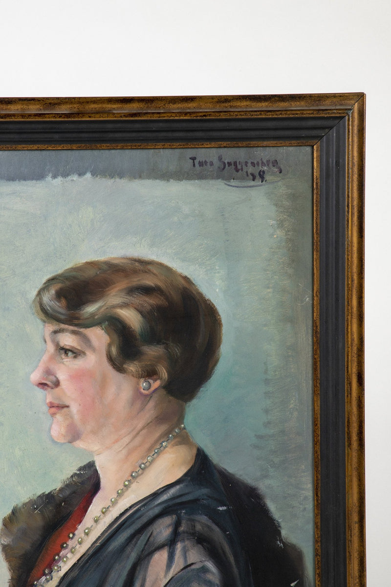 Theo Swagemakers, 'Portret mevr. Snijders-Besseling', 1938-zoom-